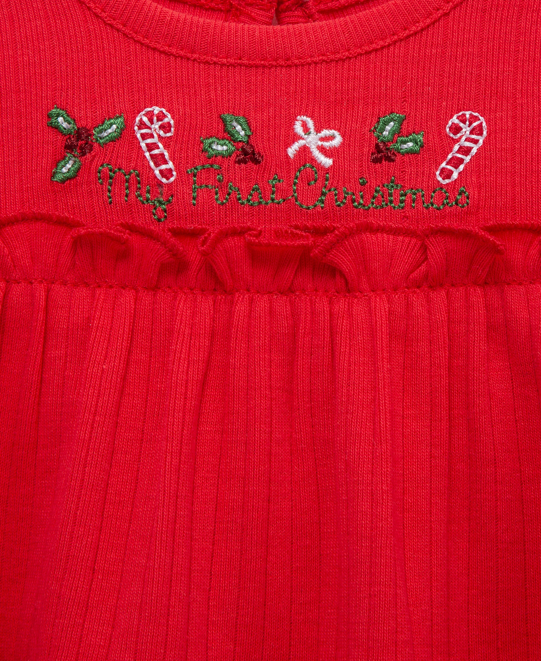 "My First Christmas" Candy Cane Tunic Set (3M-12M) - Little Me