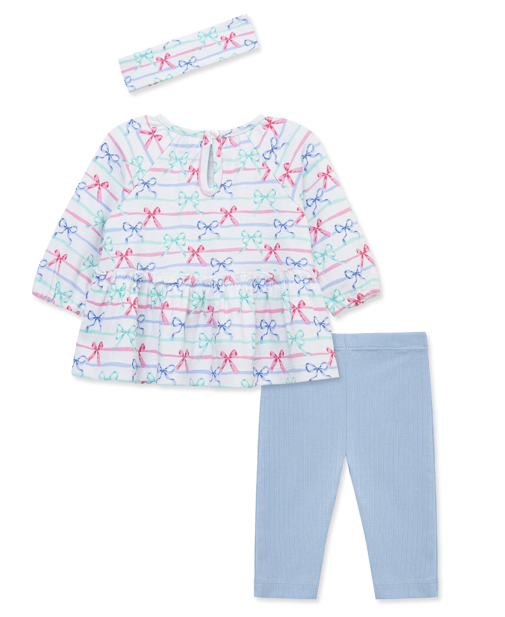 Ribbons Tunic & Legging Set (3M-12M) - Little Me