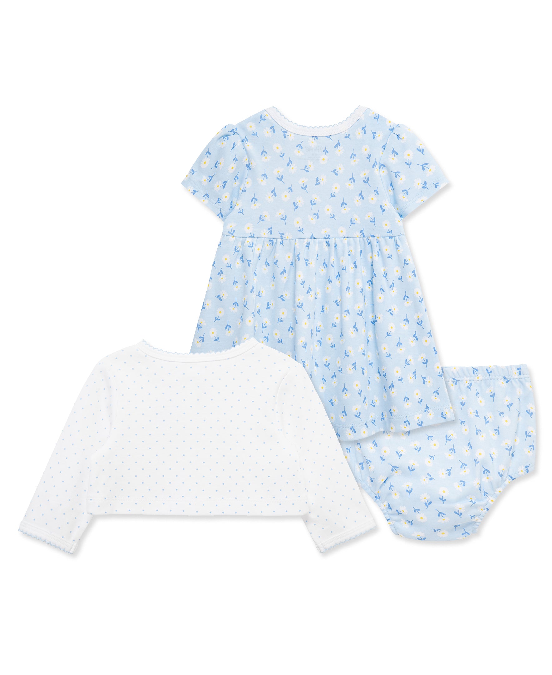 Daisies Knit Dress & Cardigan Set - Little Me