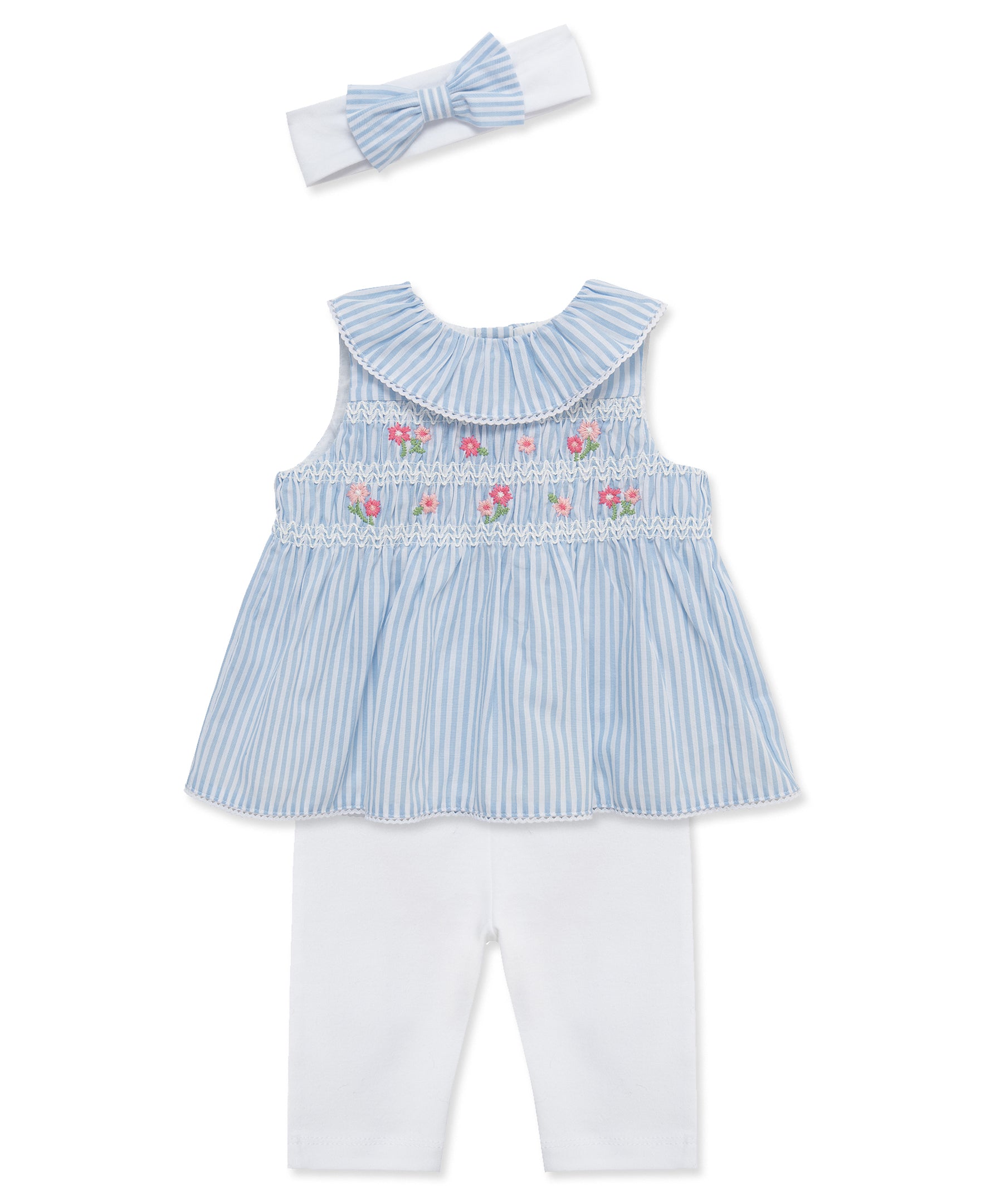 Smock Floral Tunic & Legging Set (3M-12M)