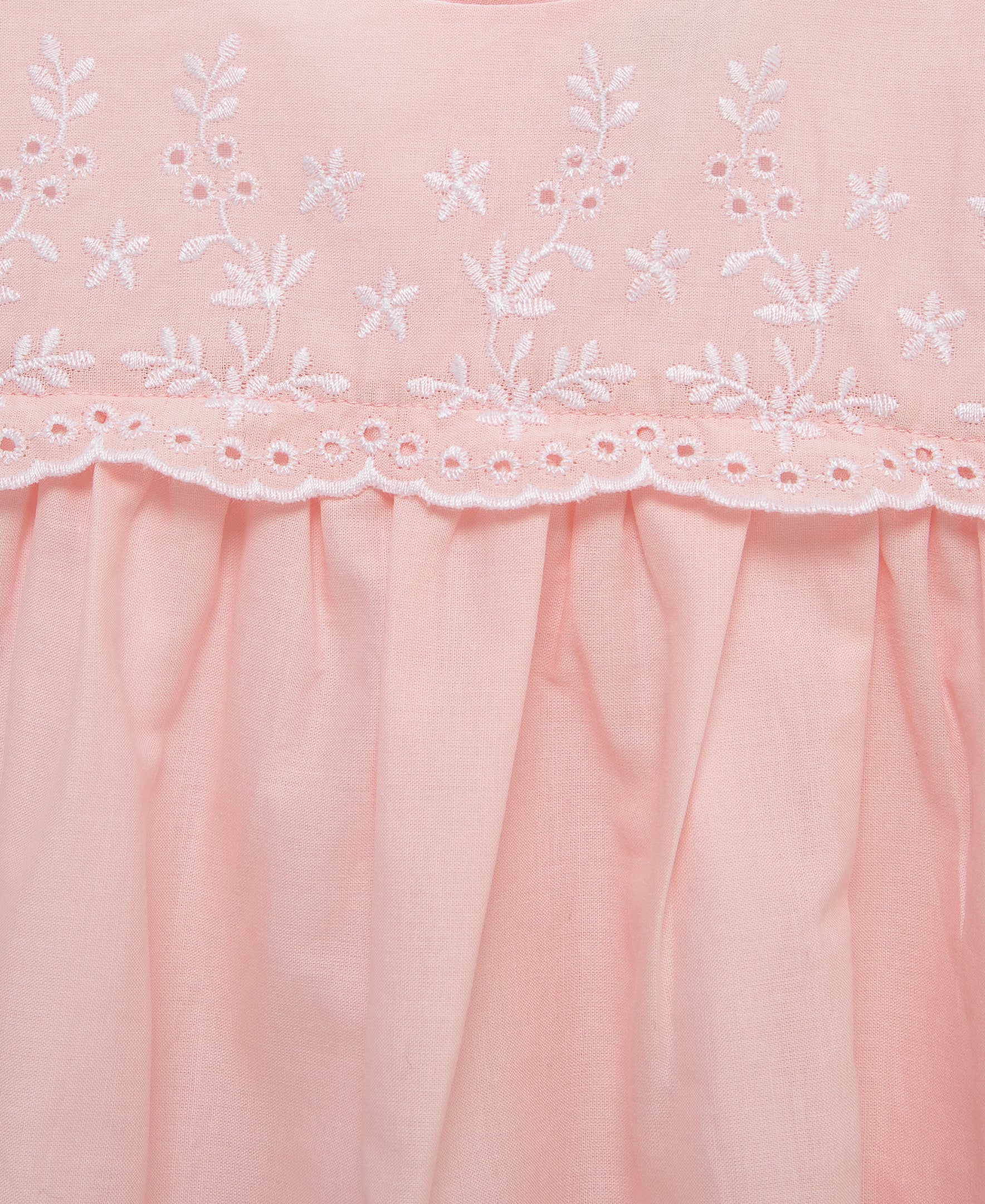 Pink Eyelet Woven Tunic & Legging Set (3M-12M)