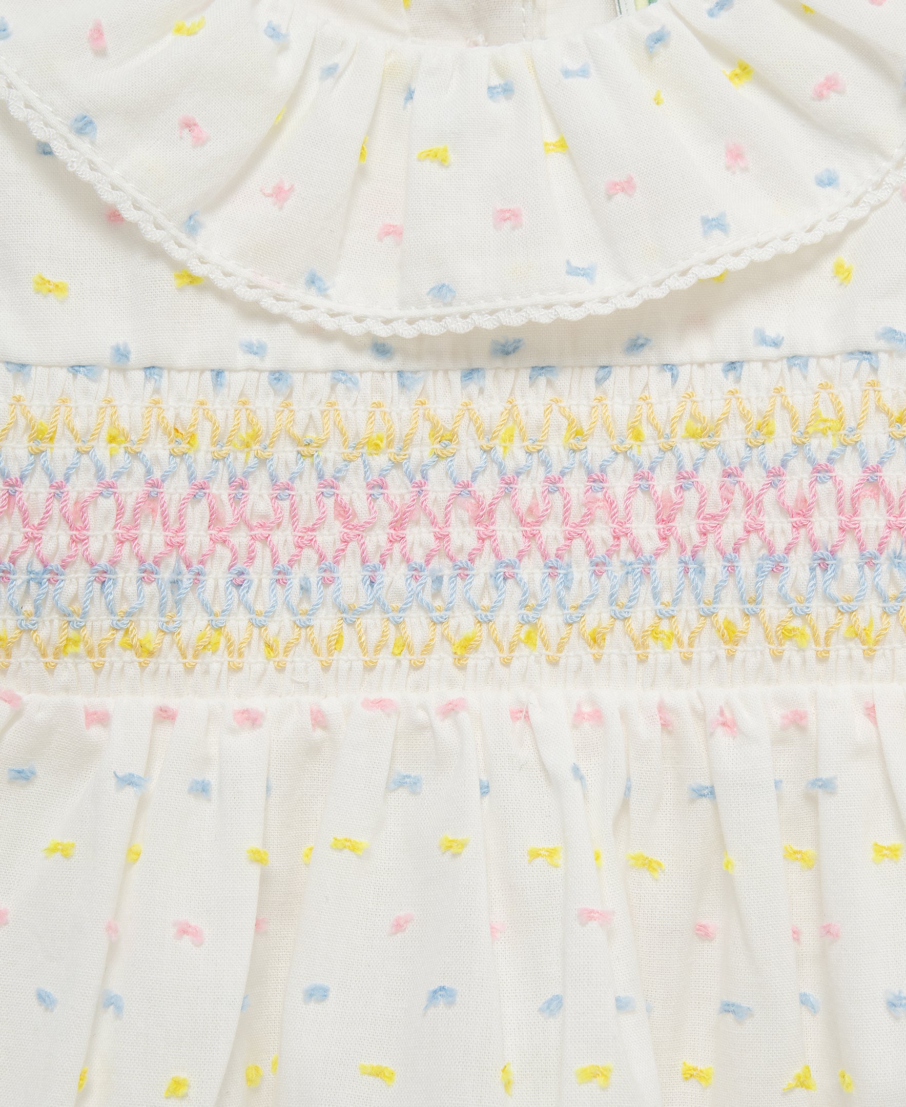 Smocked Dot Woven Tunic & Legging Set (12M-24M)