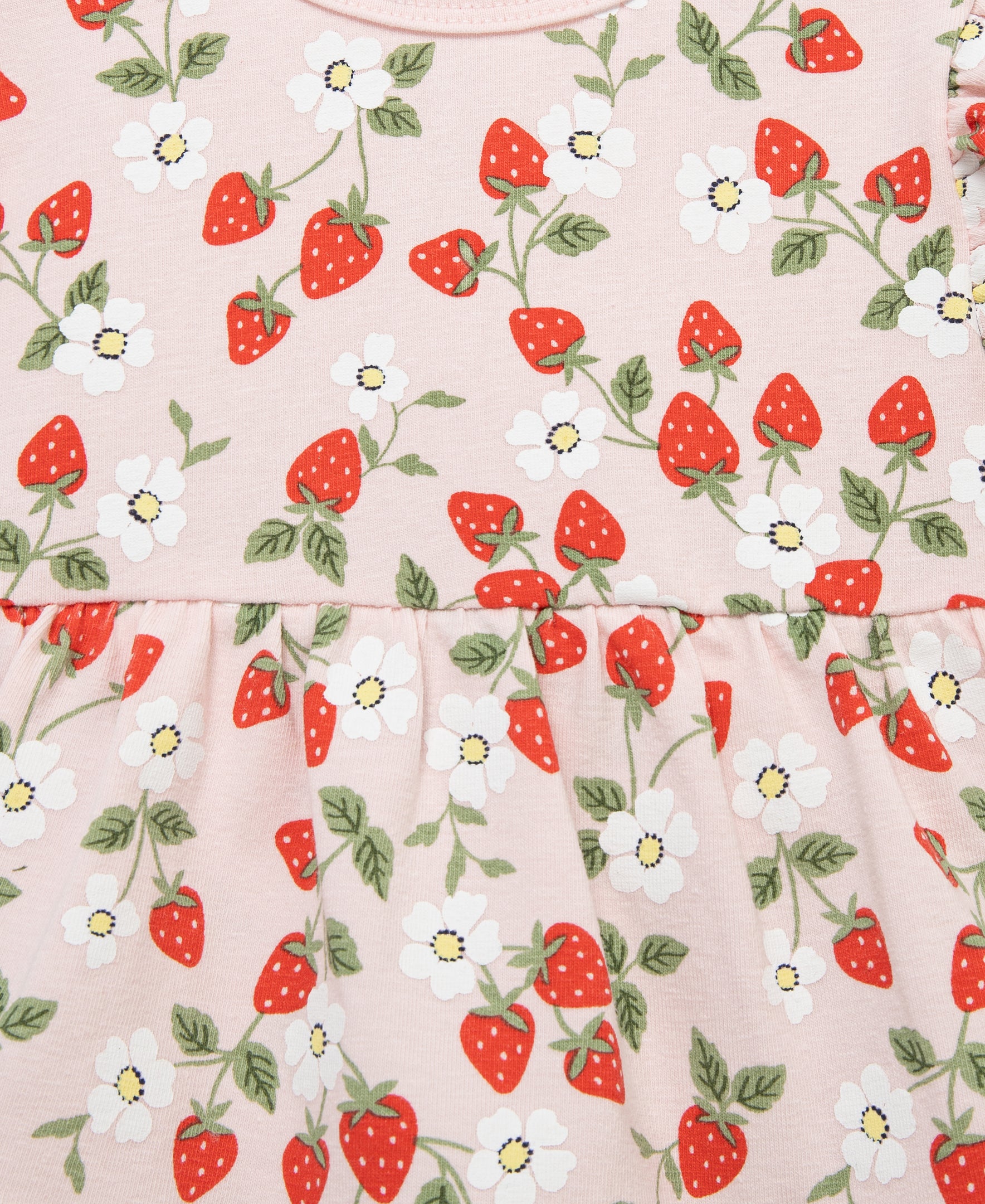 Strawberry Bodysuit Dress & Headband