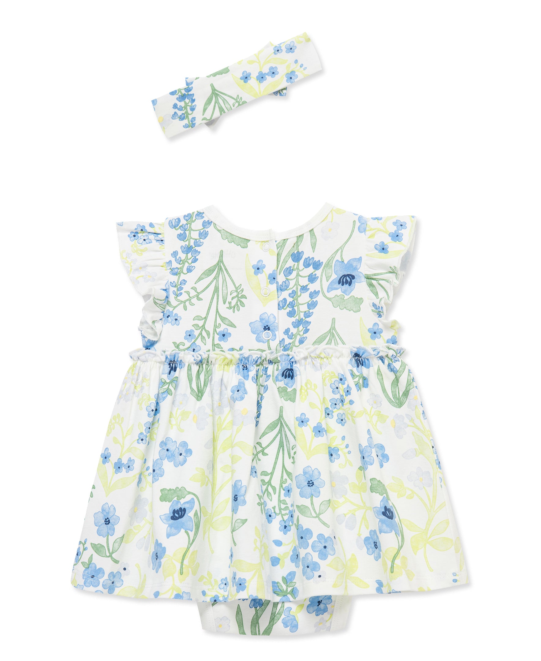Bluebells Bodysuit Dress & Headband