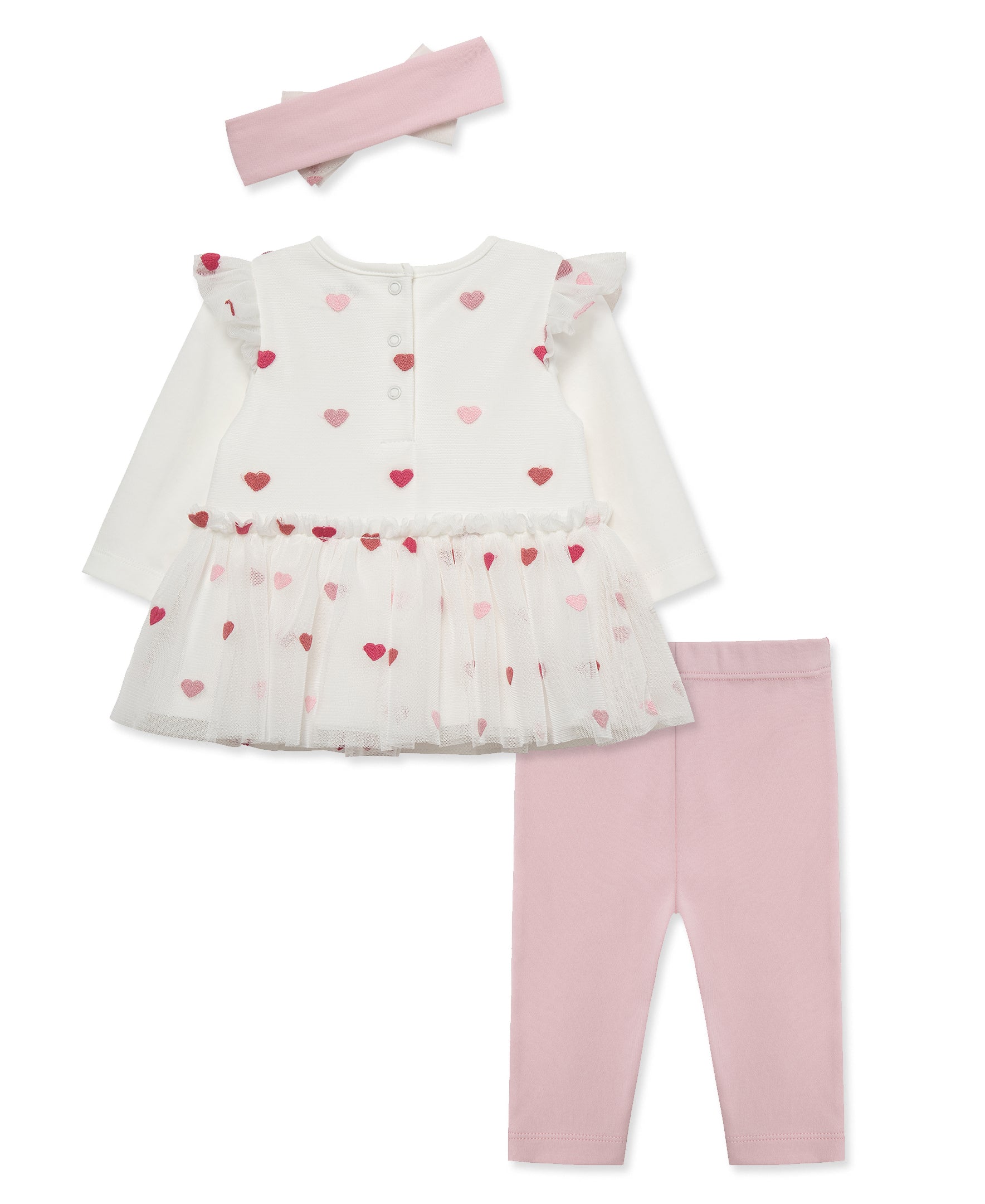 Hearts Tutu & Legging Set (12M-24M) - Little Me