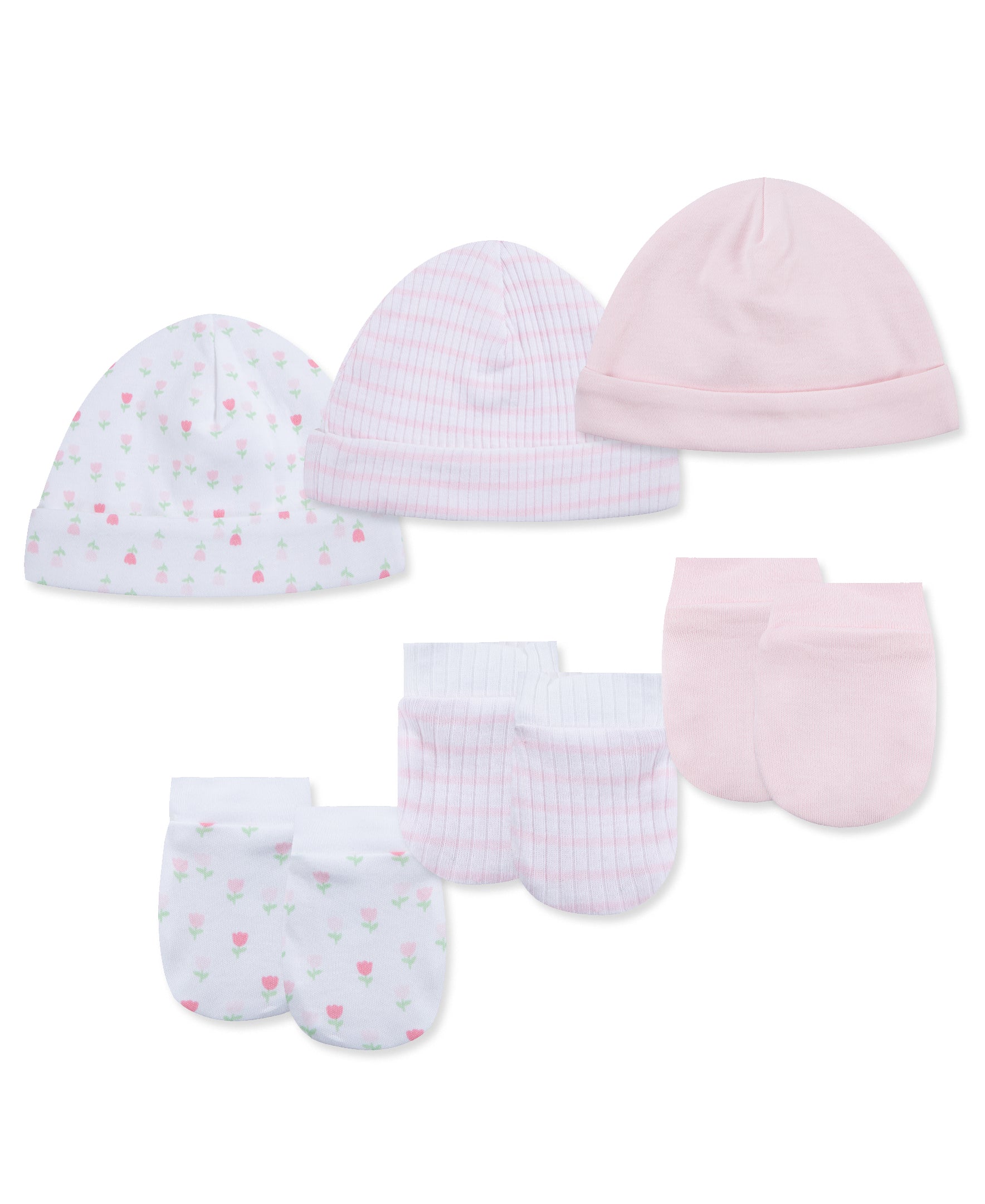 Tulips Hat & Mitten Set - Little Me