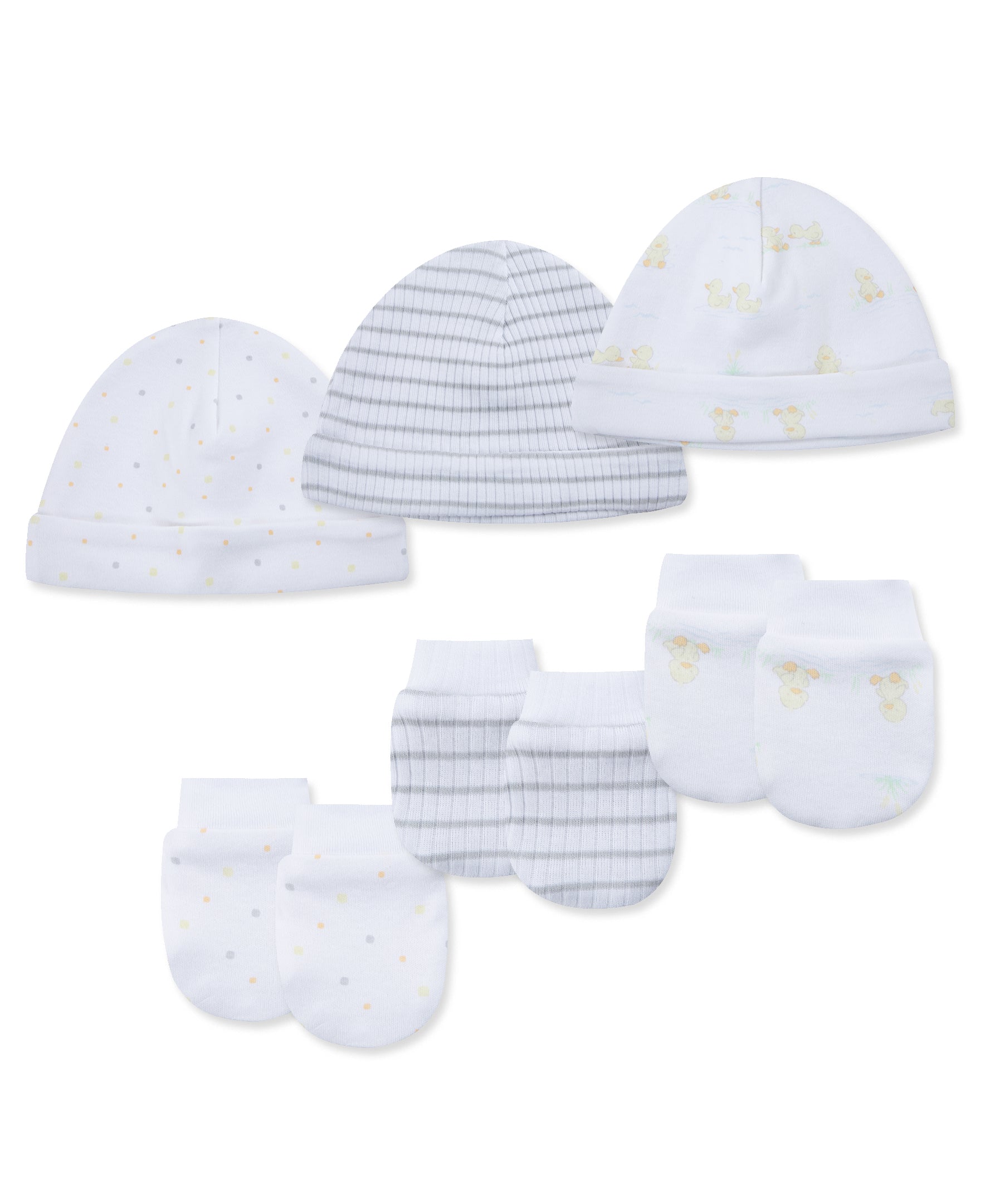 Splashy Ducks Hat & Mitten Set - Little Me