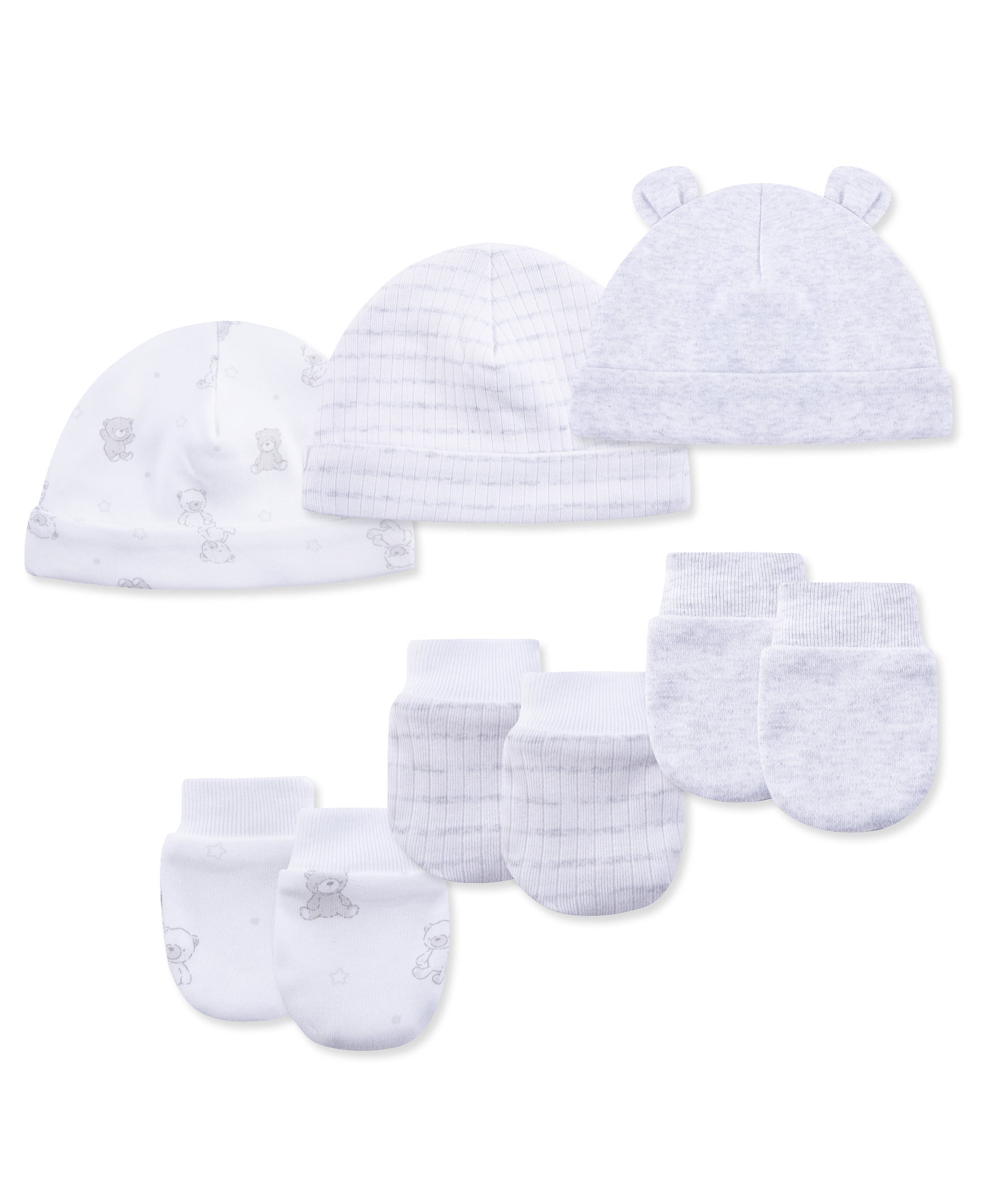 Baby Bears 3-Pack Hat & Mitten Set - Little Me