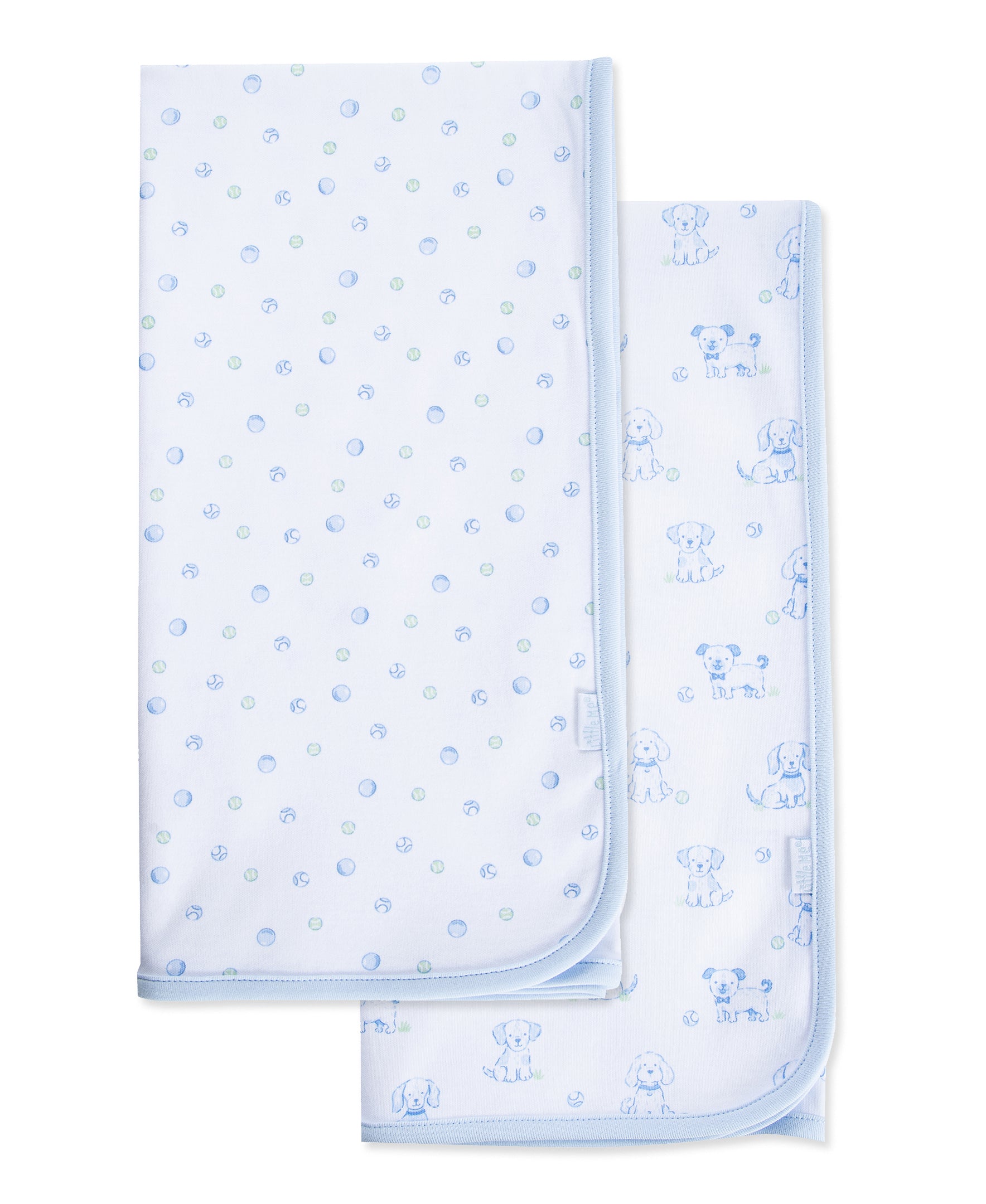 Peppy Puppies Receiving Blankets (2-Pack) - Little Me