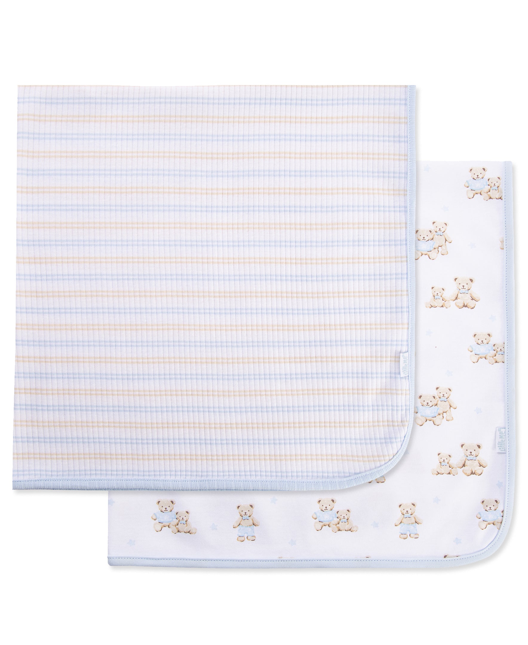 Dashing Bears Receiving Blankets 2-Pack - Little Me