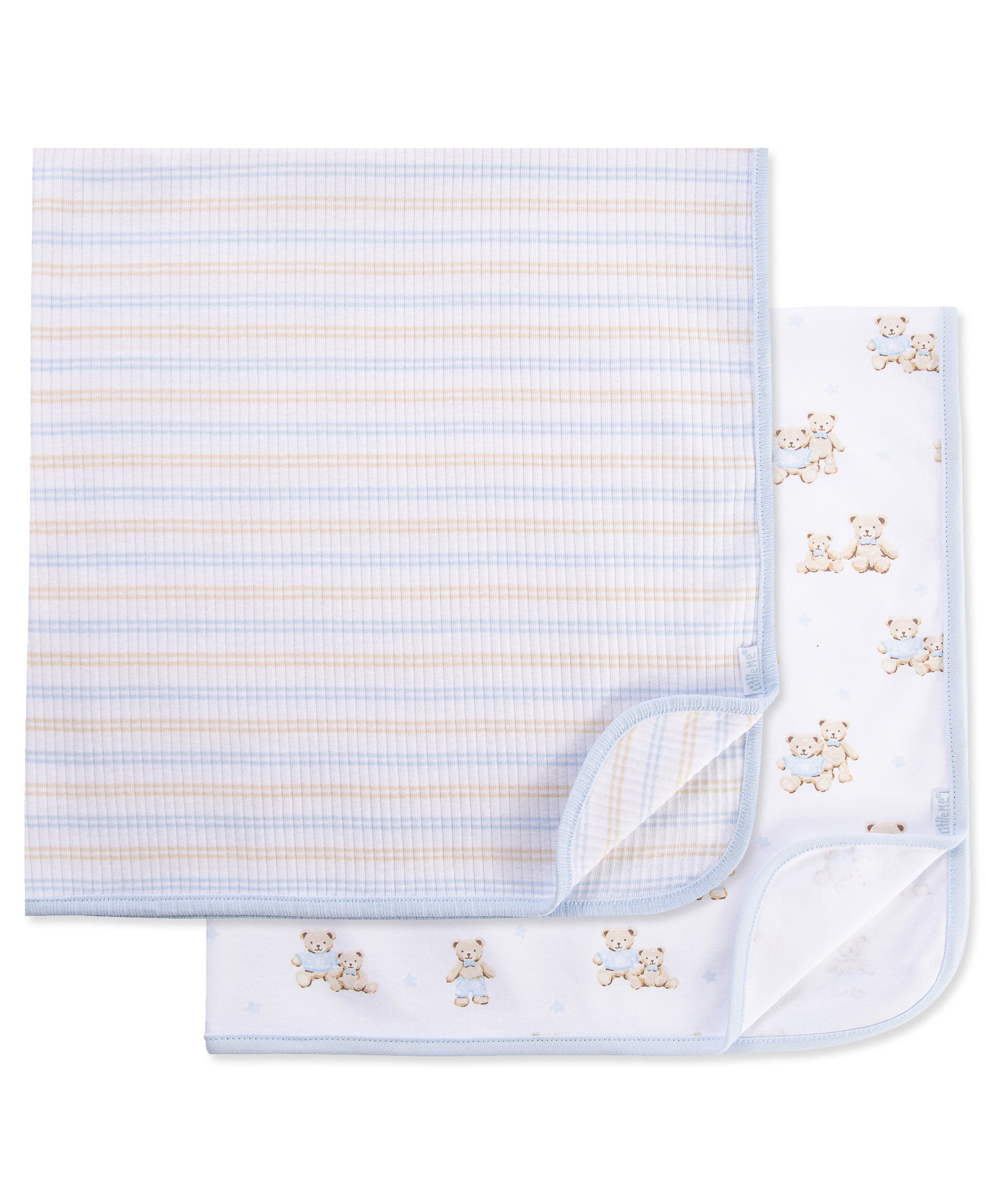 Dashing Bears Receiving Blankets 2-Pack - Little Me
