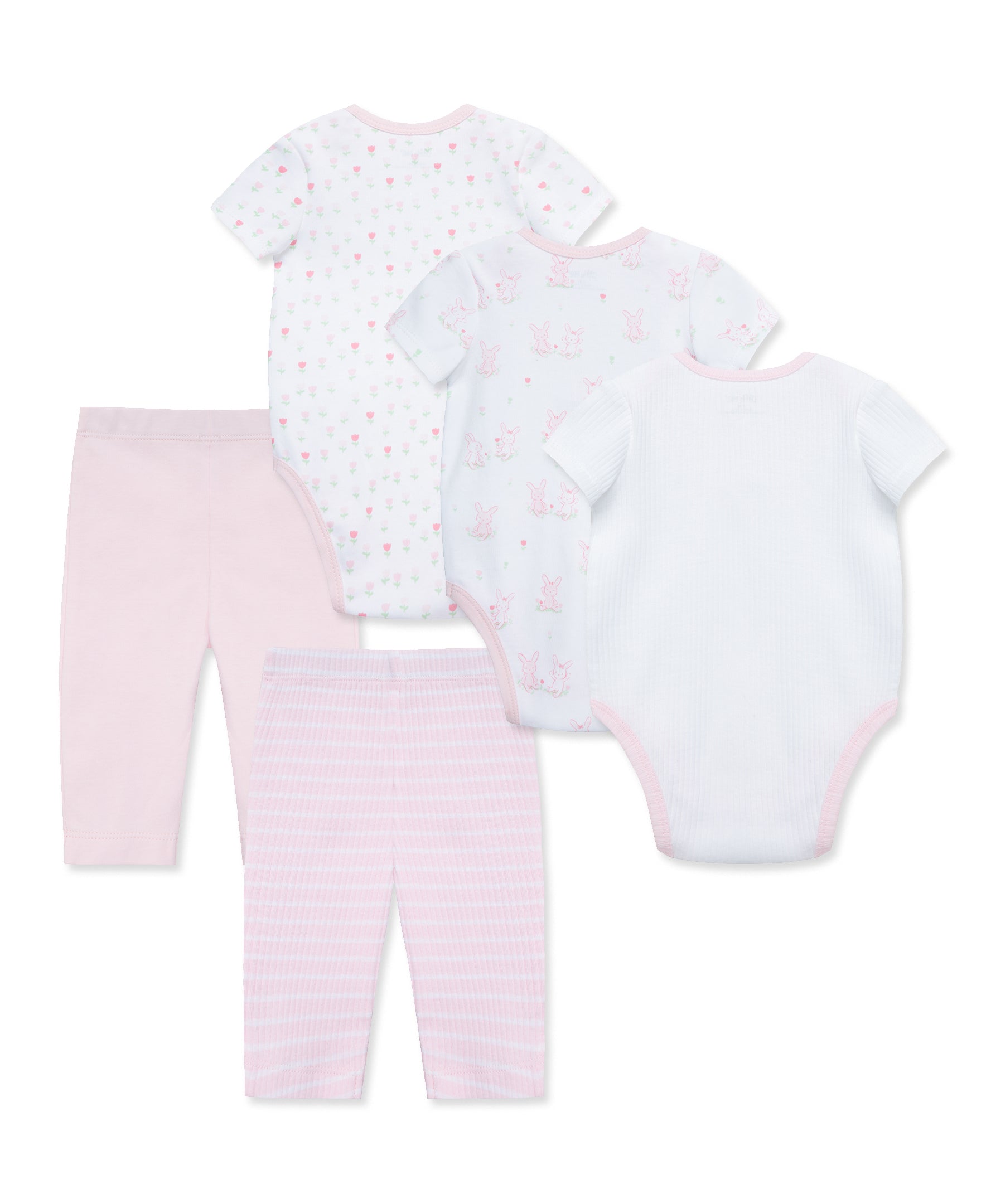 Cuddly Bunny 5-Piece Bodysuit & Pant Set - Little Me