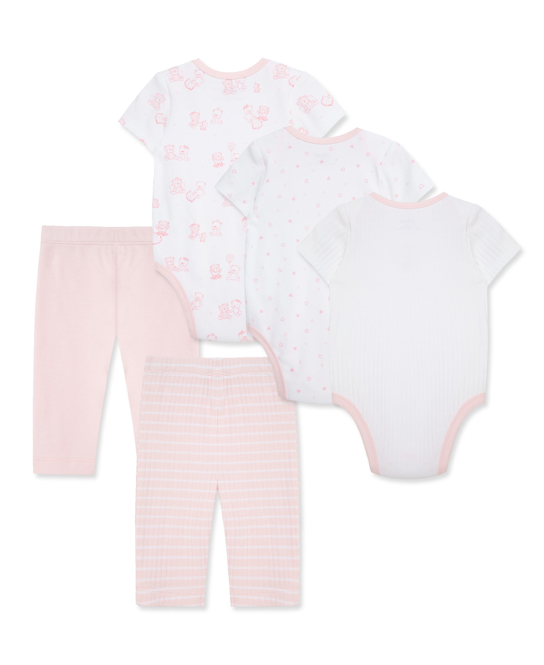 Joyful Bears 5-Piece Bodysuit & Pant Set - Little Me