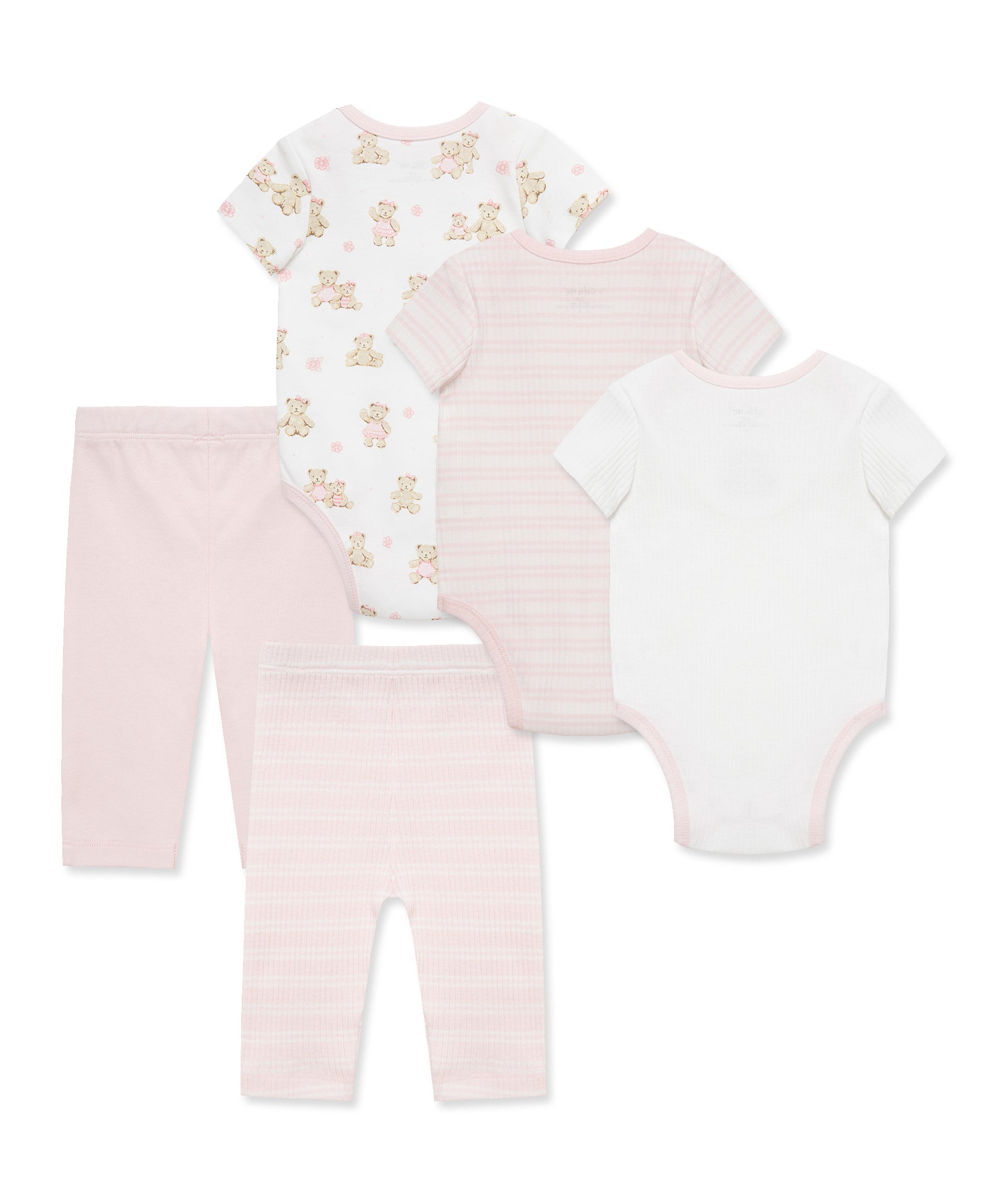 Dainty Bears 5-Piece Bodysuit & Pant Set - Little Me