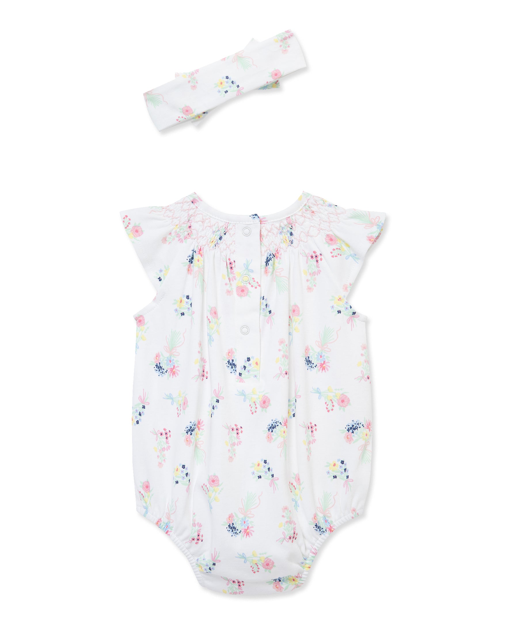 Smocked Bubble & Headband