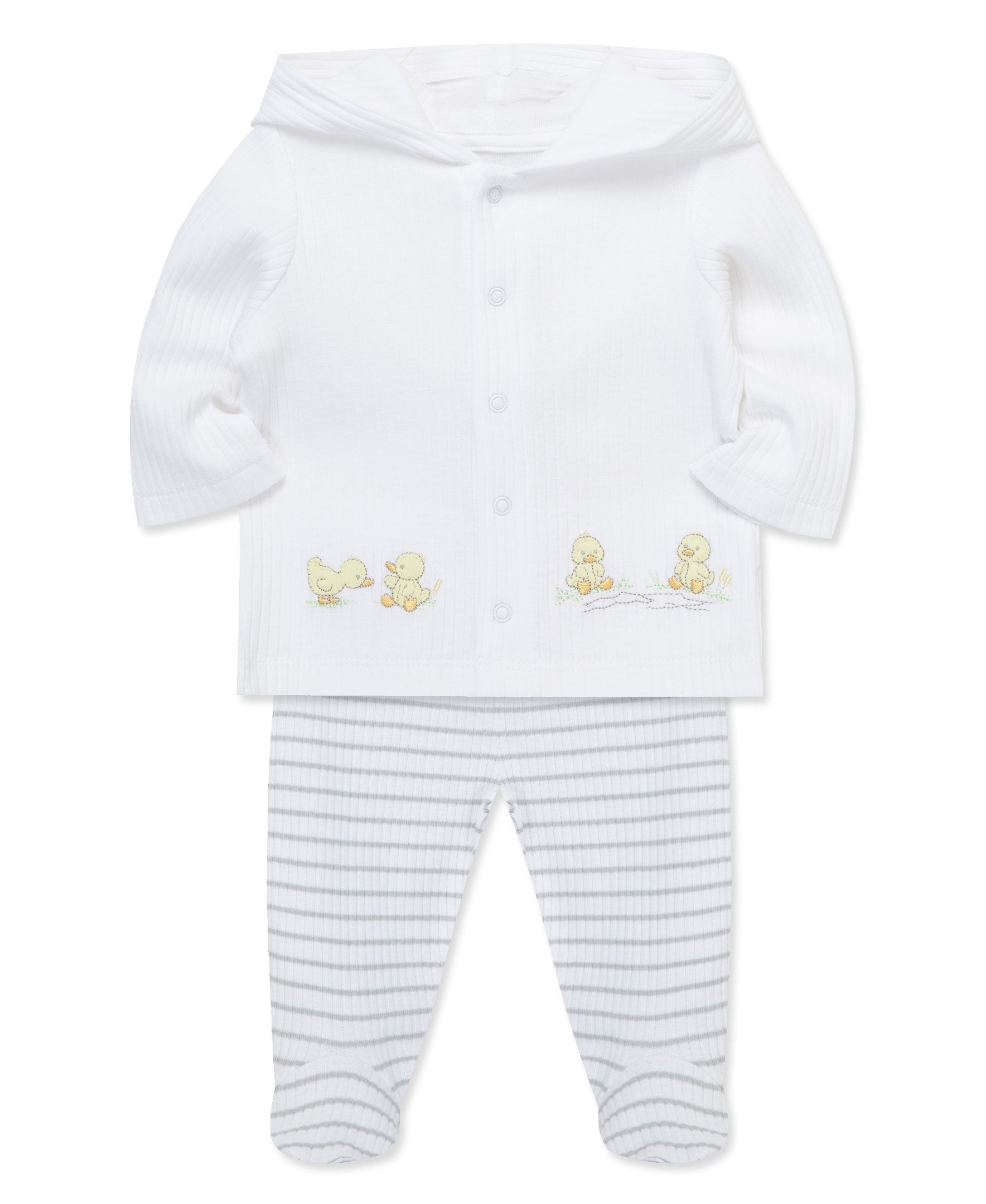 Splashy Ducks 2-Piece Cardigan Set - Little Me