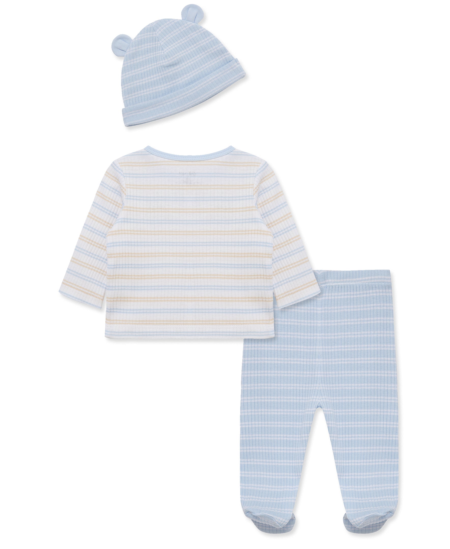 Dashing Bears Cardigan Set & Hat - Little Me