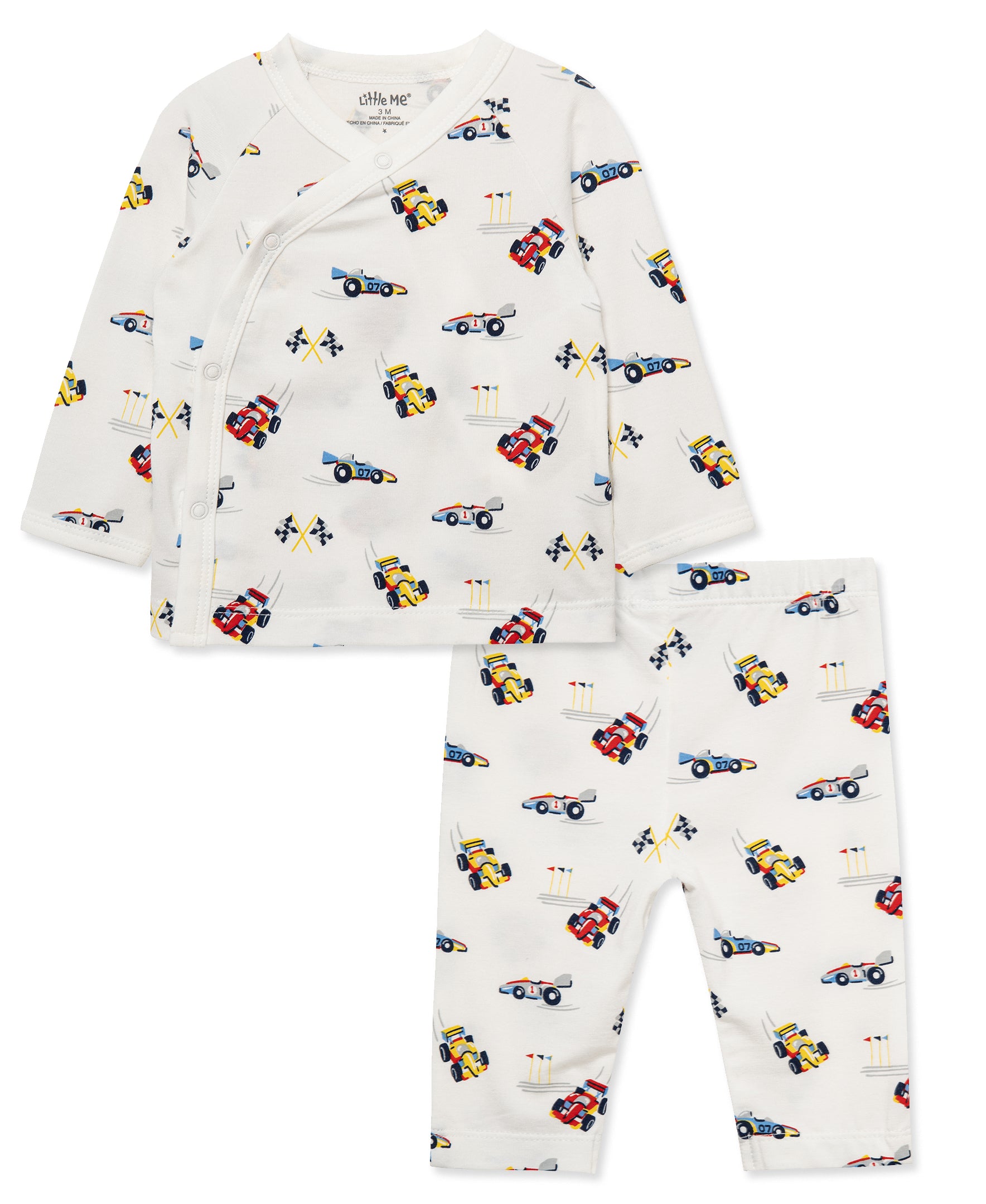 Grand Prix Cars Cardigan Set - Little Me