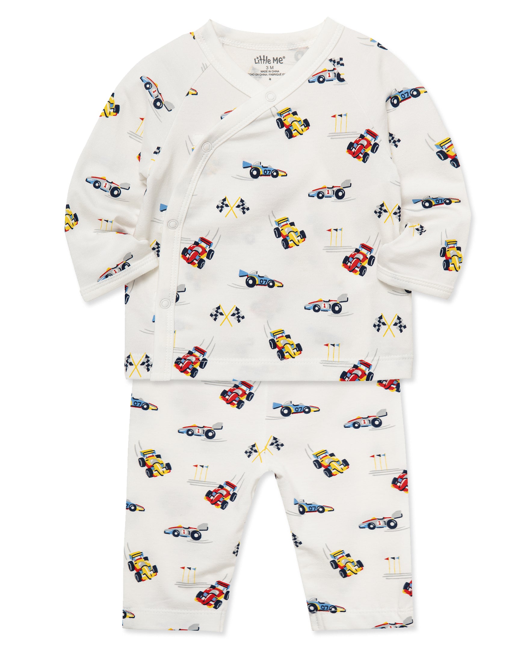 Grand Prix Cars Cardigan Set - Little Me