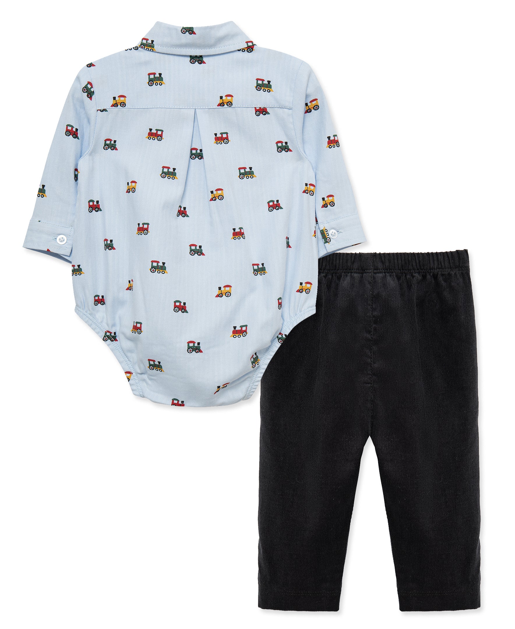 Train Treasures Dressy Pant Set (3M-9M) - Little Me