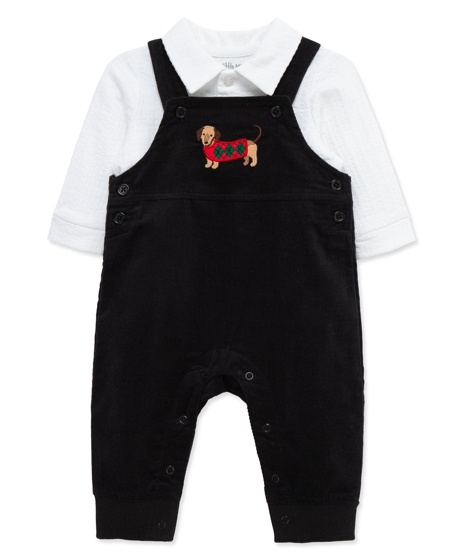 Party Pups Overall Set (3M-9M)