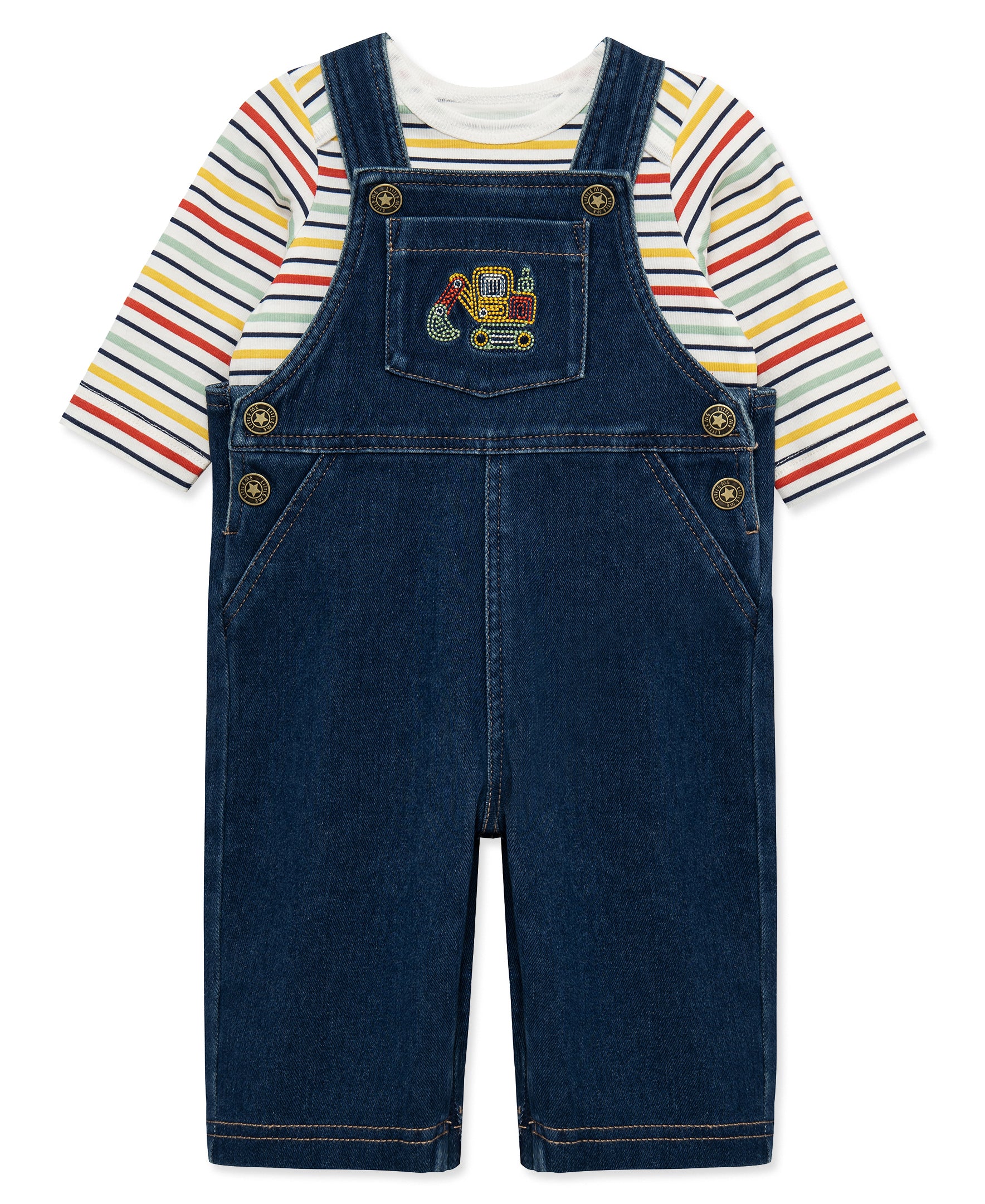 Construction Crew Truck Overall Set - Little Me