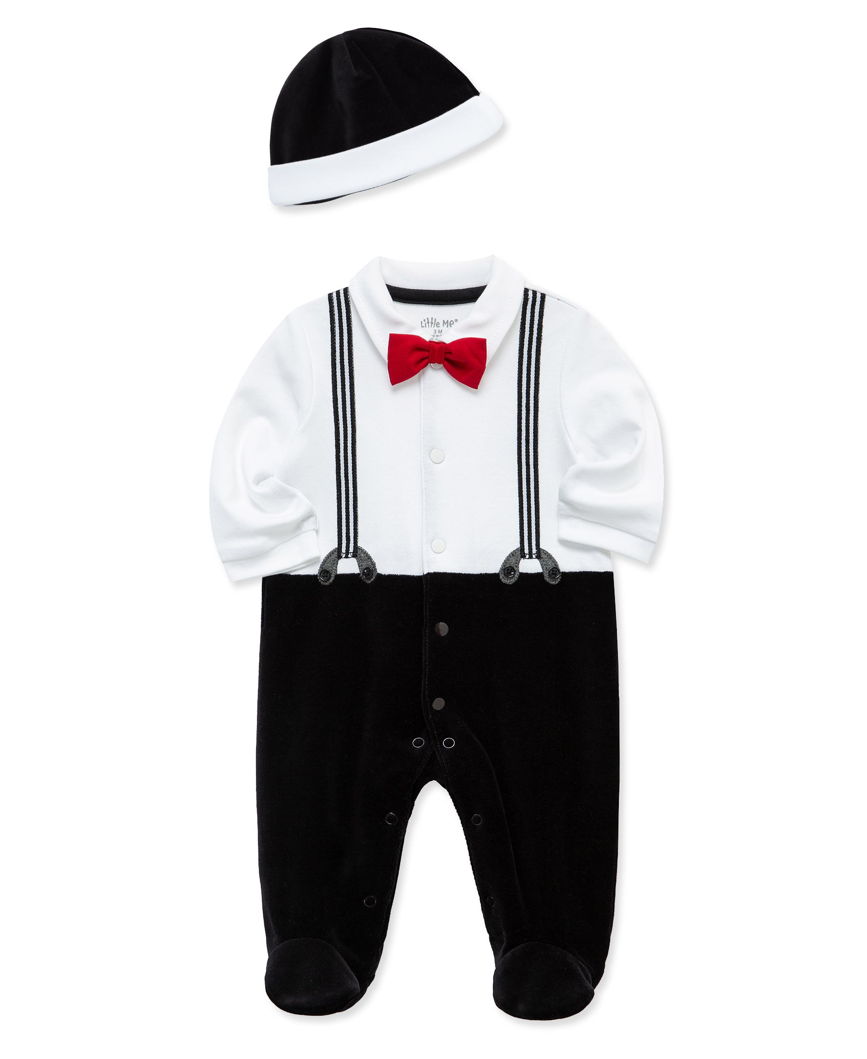 Party Pups Footie & Hat (3M-9M)