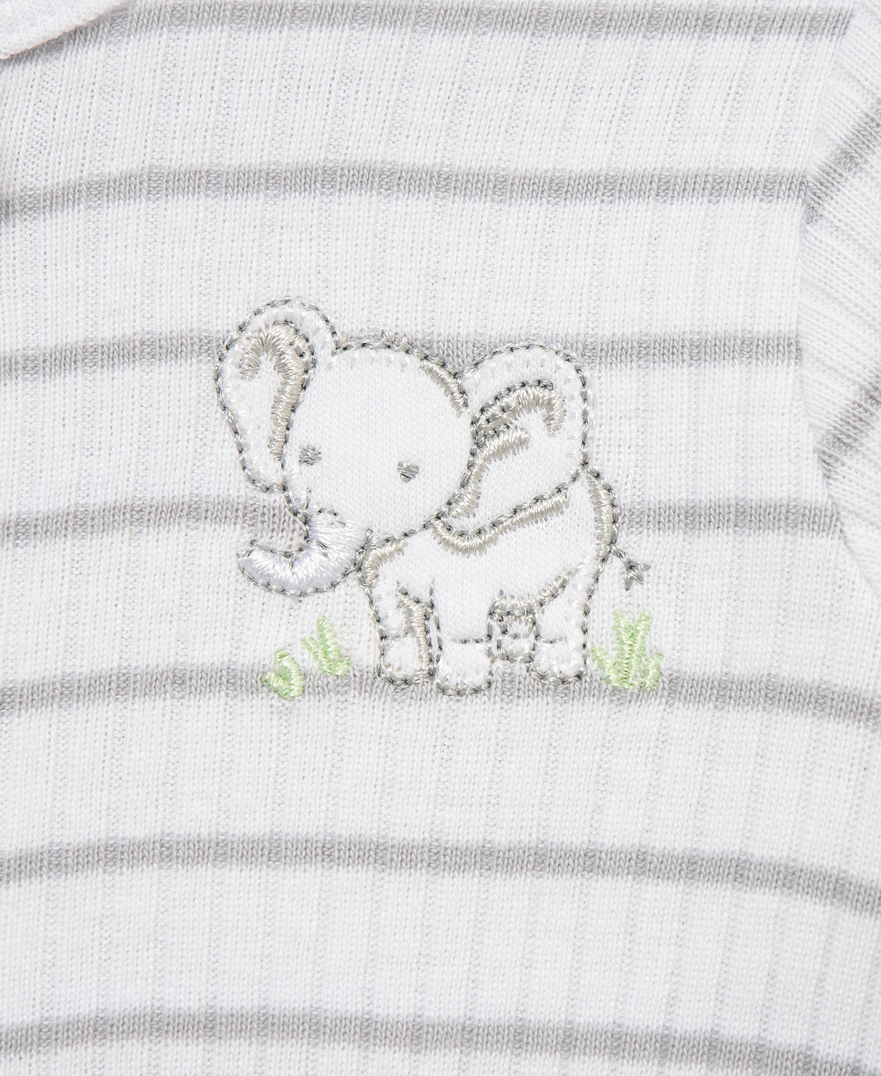 Baby Elephants 2-Way-Zip Footies (2-Pack) - Little Me