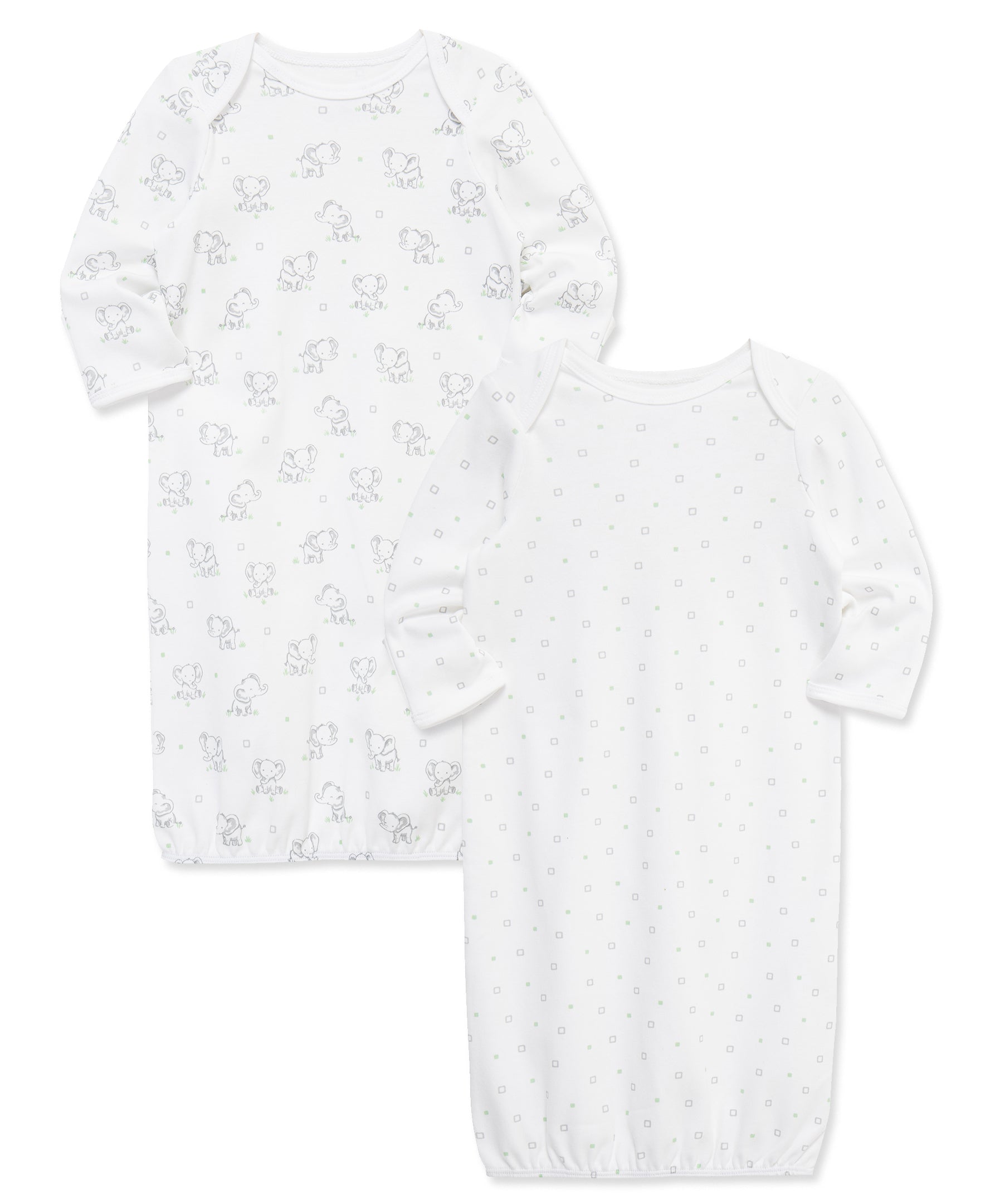 Baby Elephants Gowns (2-Pack) - Little Me
