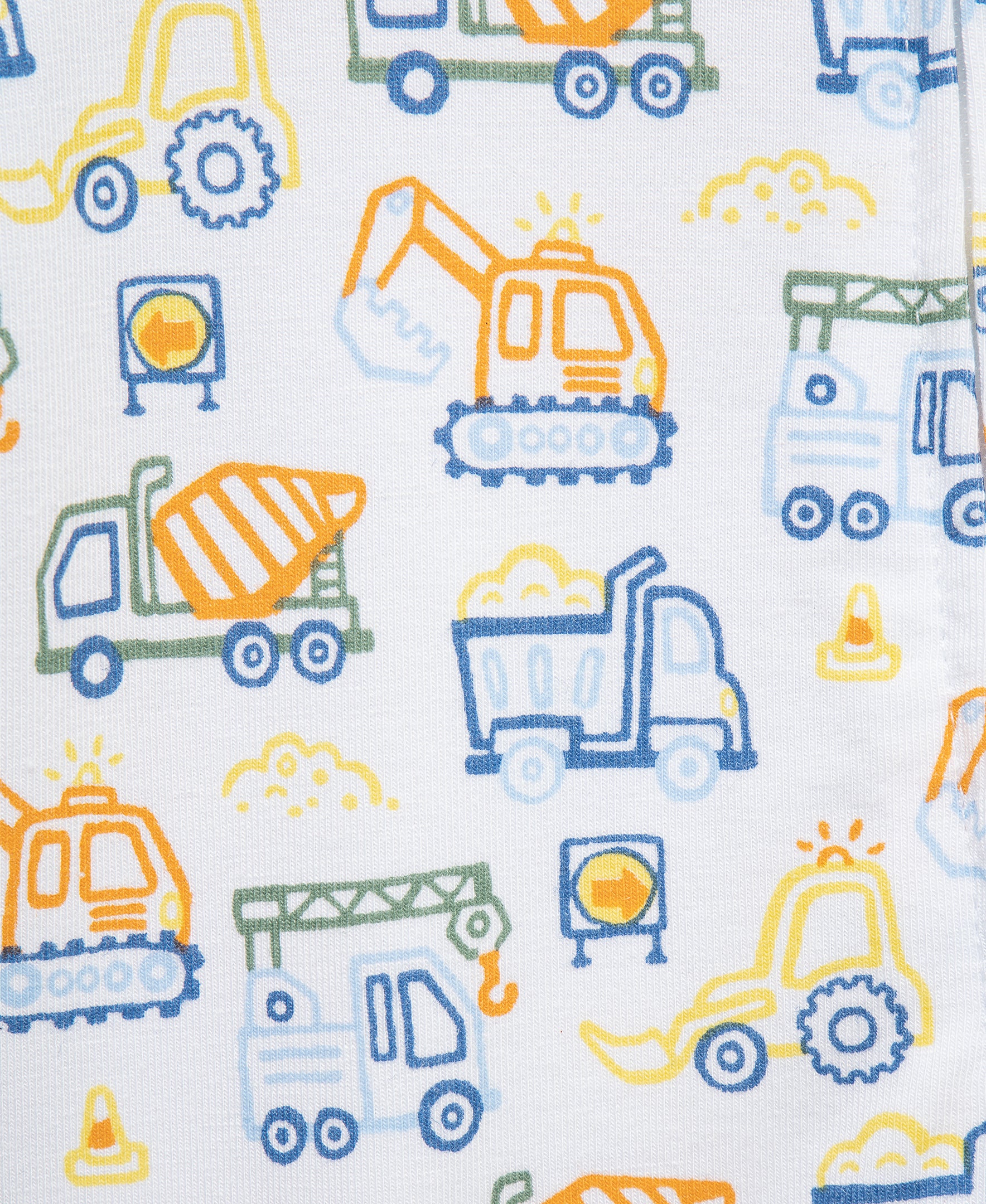 Trucks 2-Way-Zip Footies (2-Pack) - Little Me