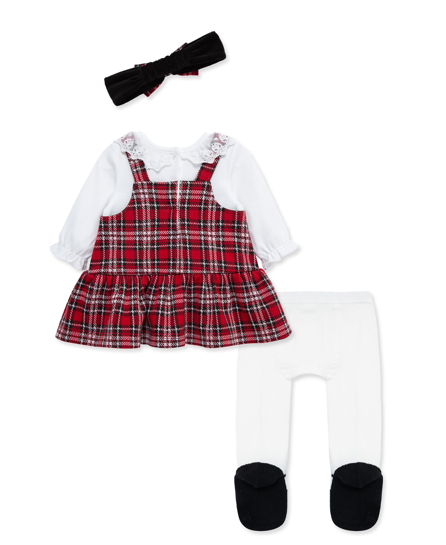 Plaid Jumper Set (3M-9M)