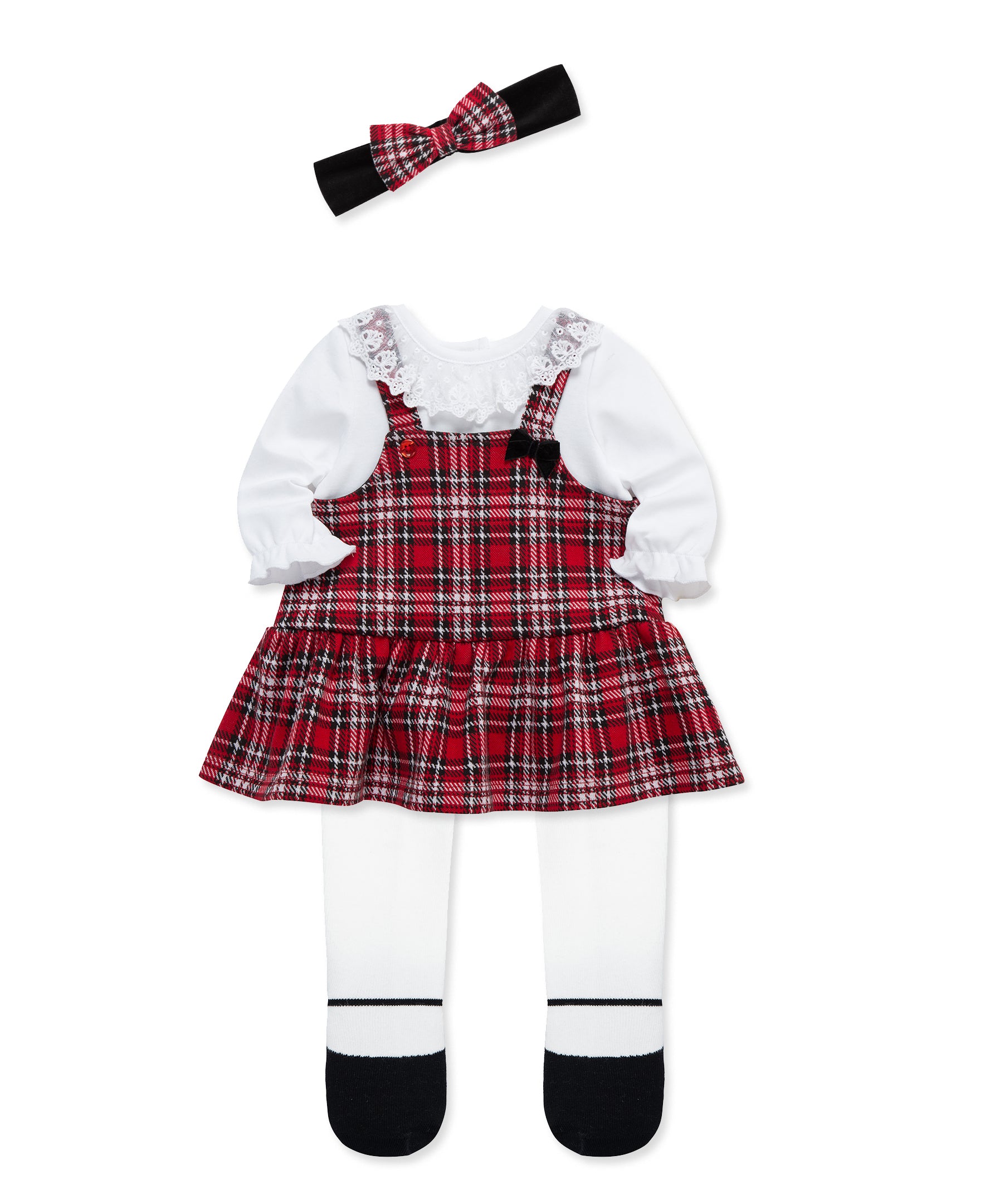 Plaid Jumper Set (3M-9M)