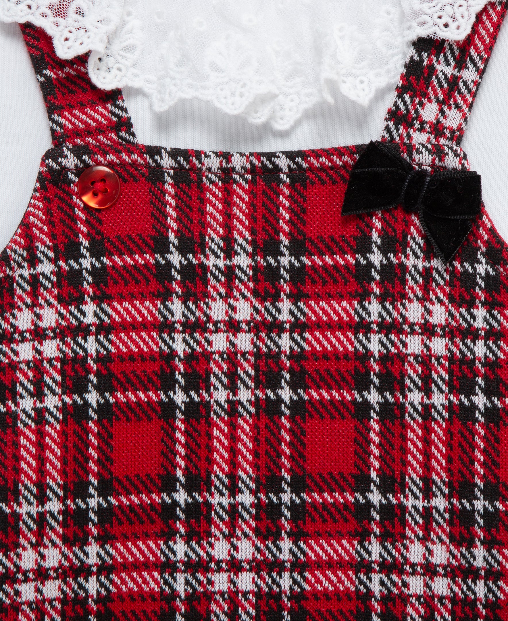 Plaid Jumper Set (3M-9M)