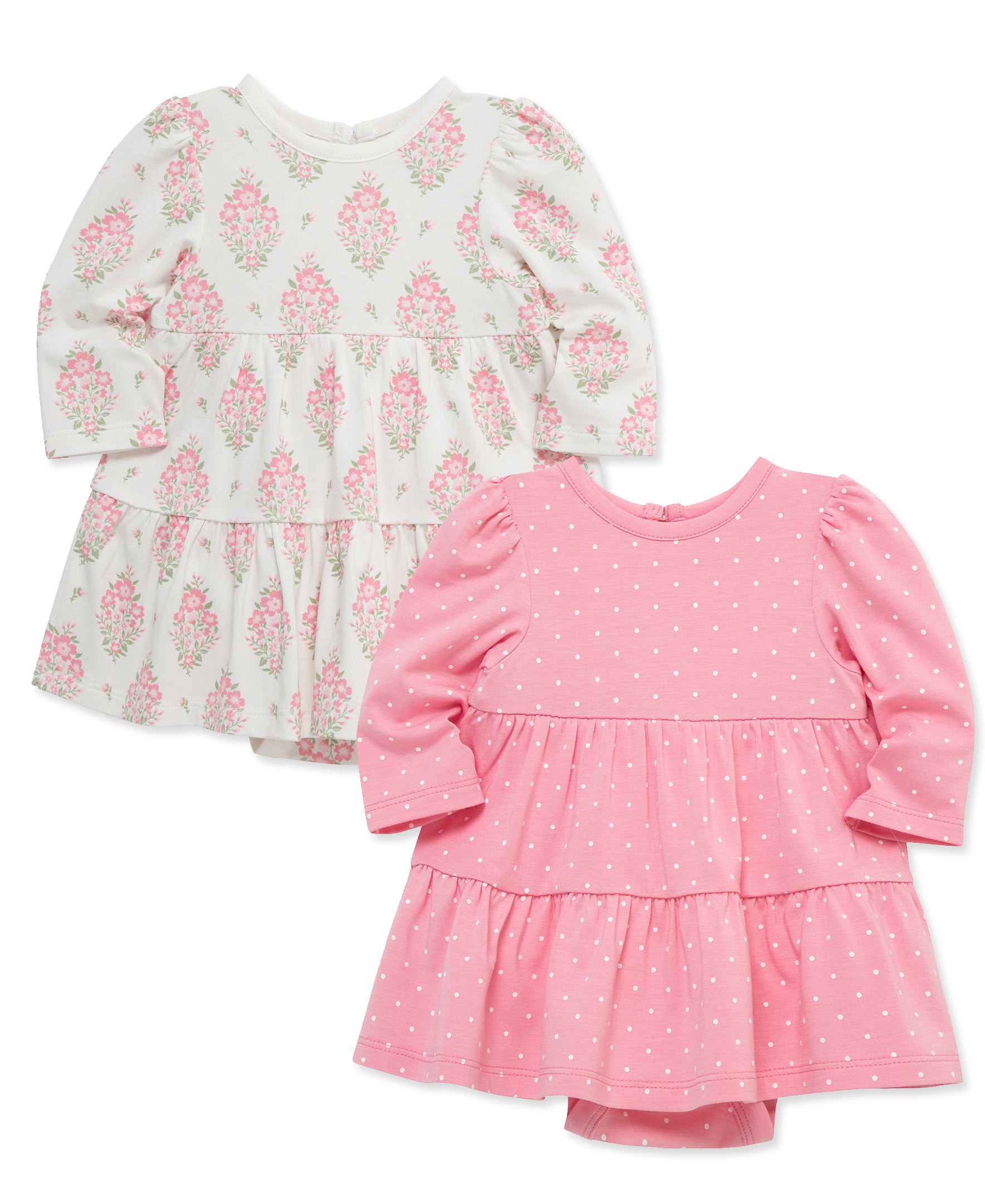 Floral Flame Bodysuit Dresses (2-Pack) - Little Me