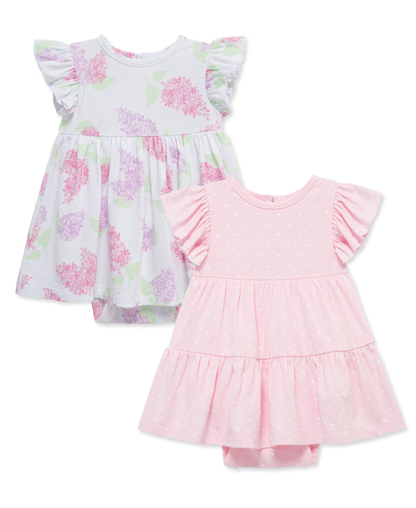 Lovely Lilacs Bodysuit Dresses (2-Pack) - Little Me
