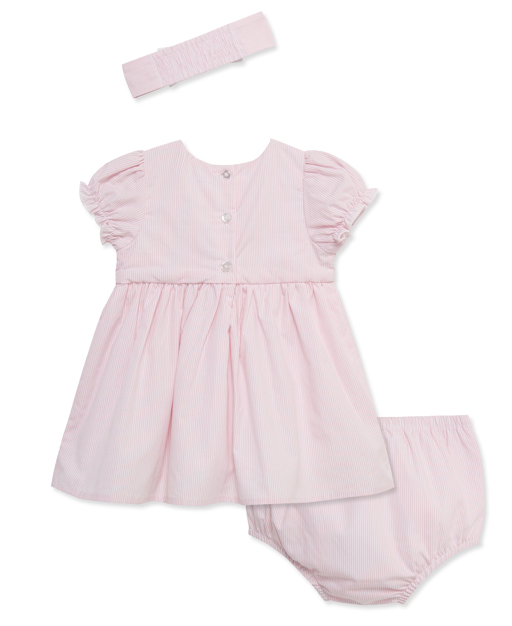 Smocked Dress Set & Headband