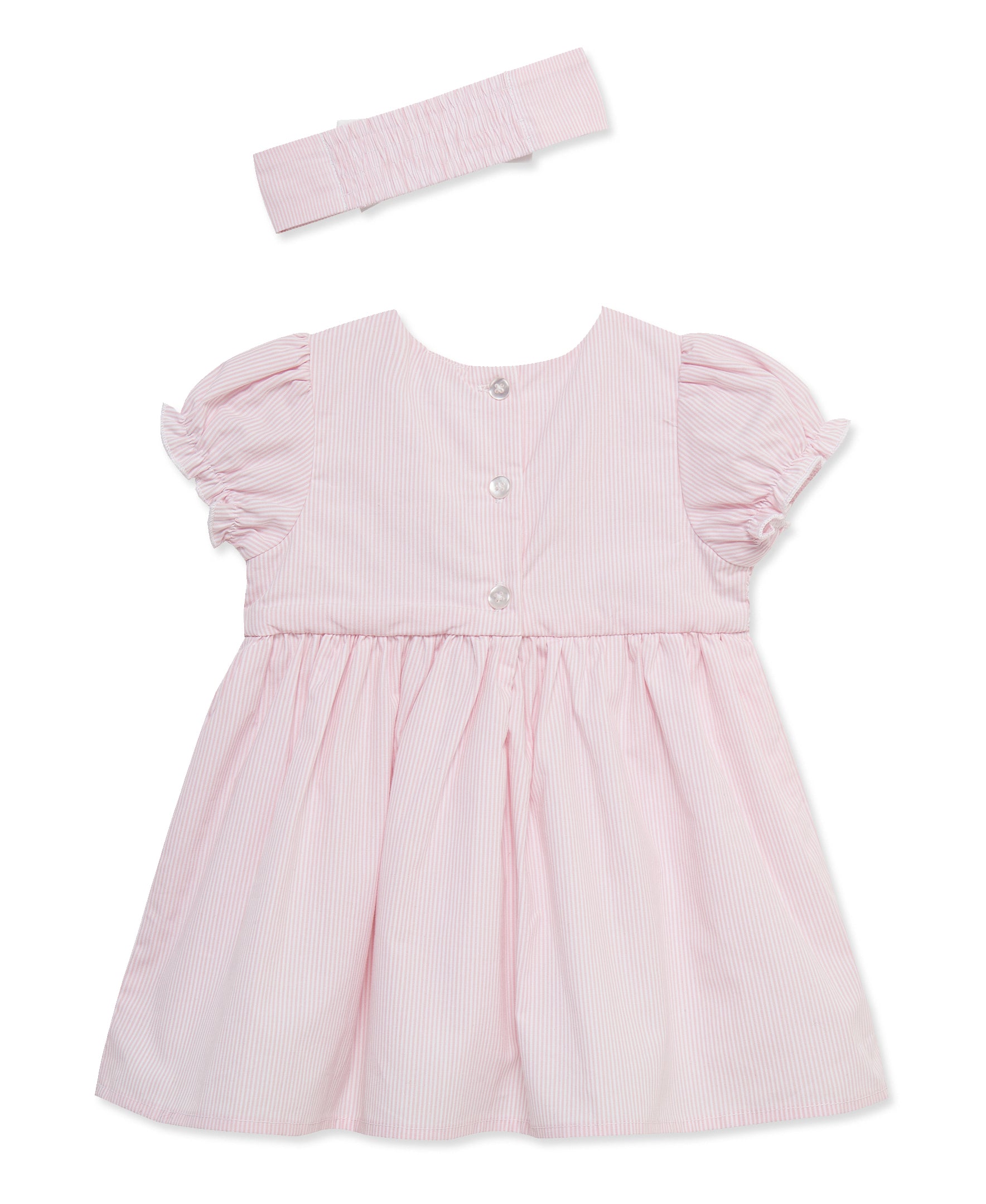 Smocked Dress Set & Headband