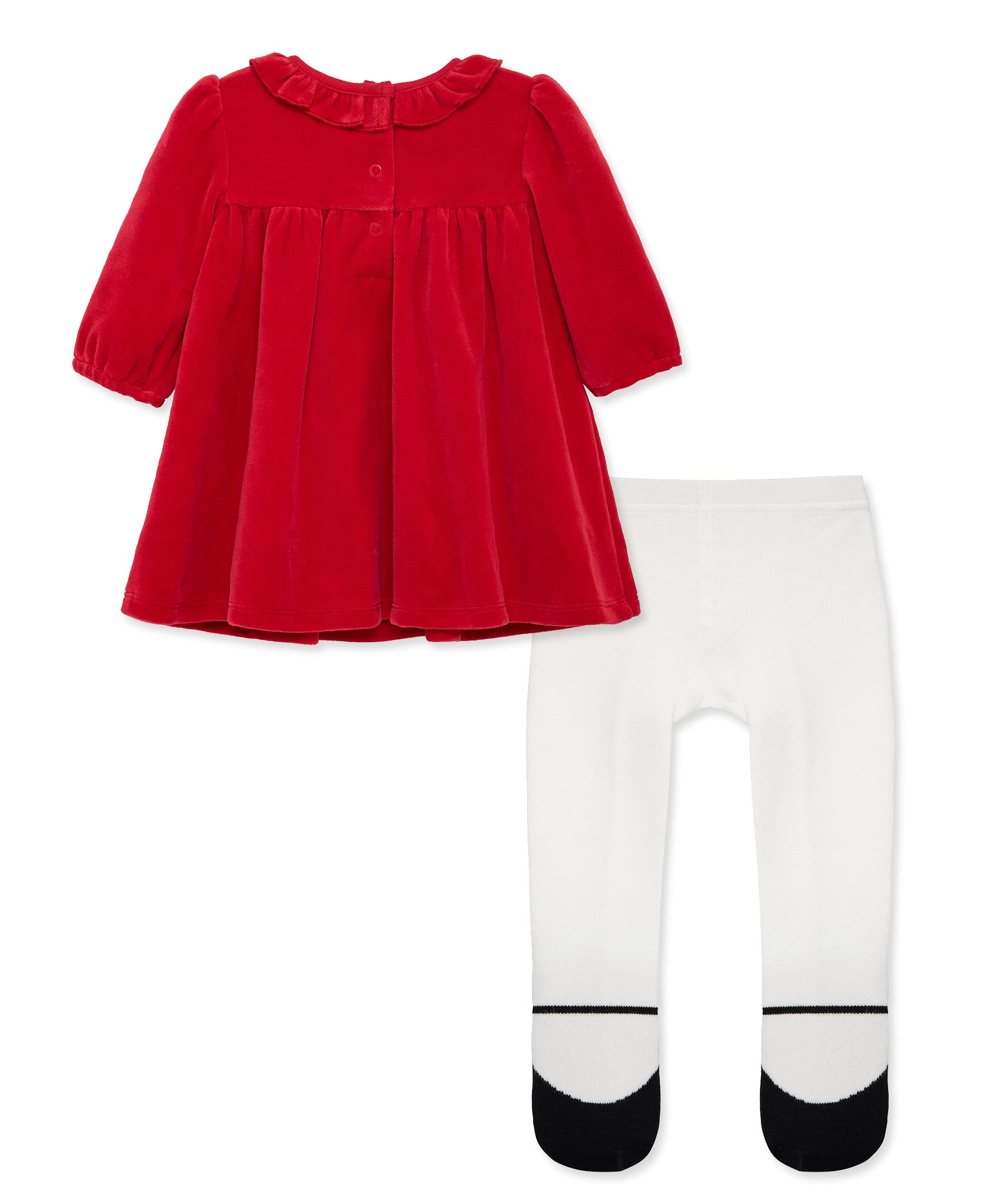 Golden Treasures Smock Dress Set (3M-9M) - Little Me