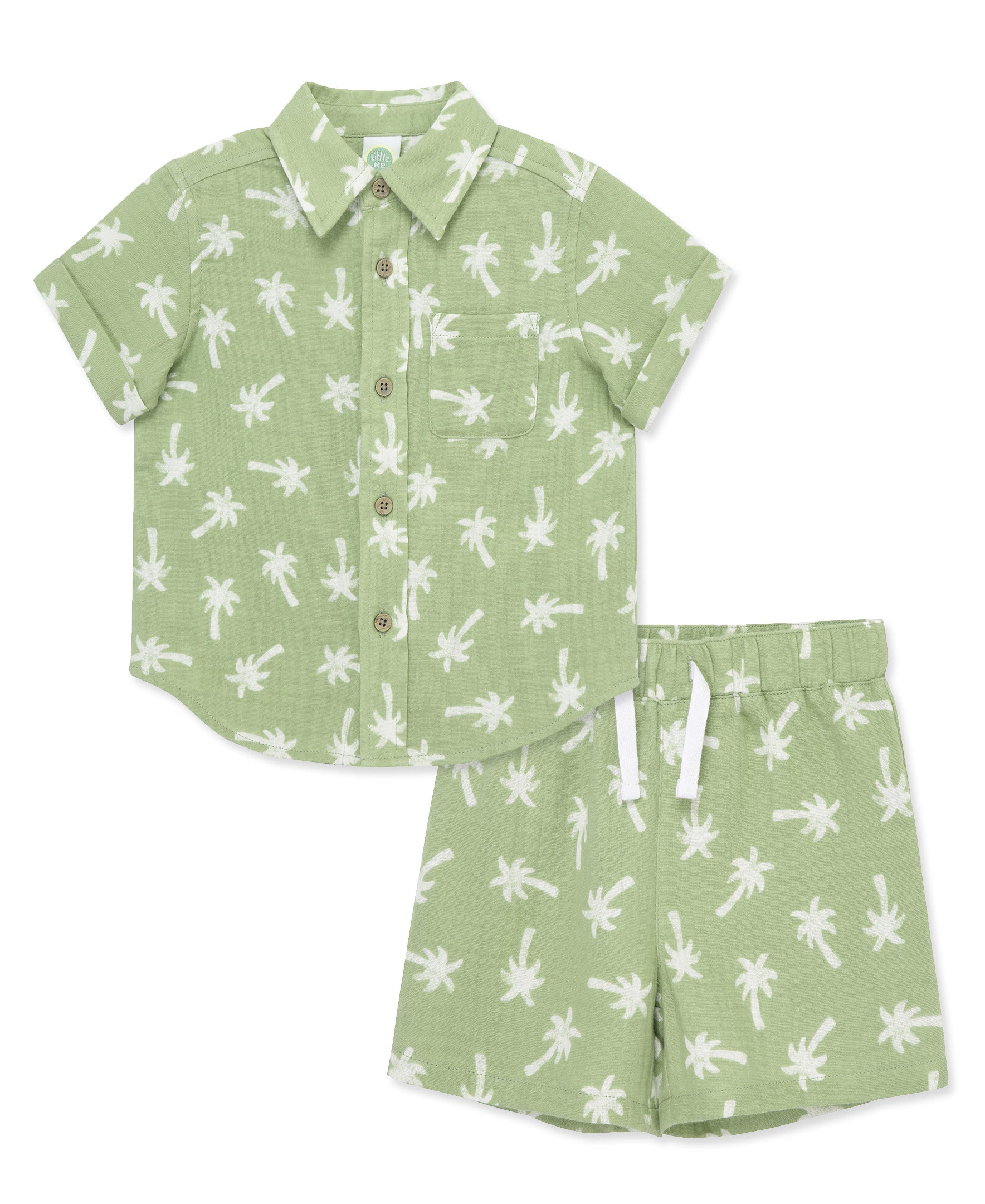 Tropical Woven Short Set (12M-24M) - Little Me