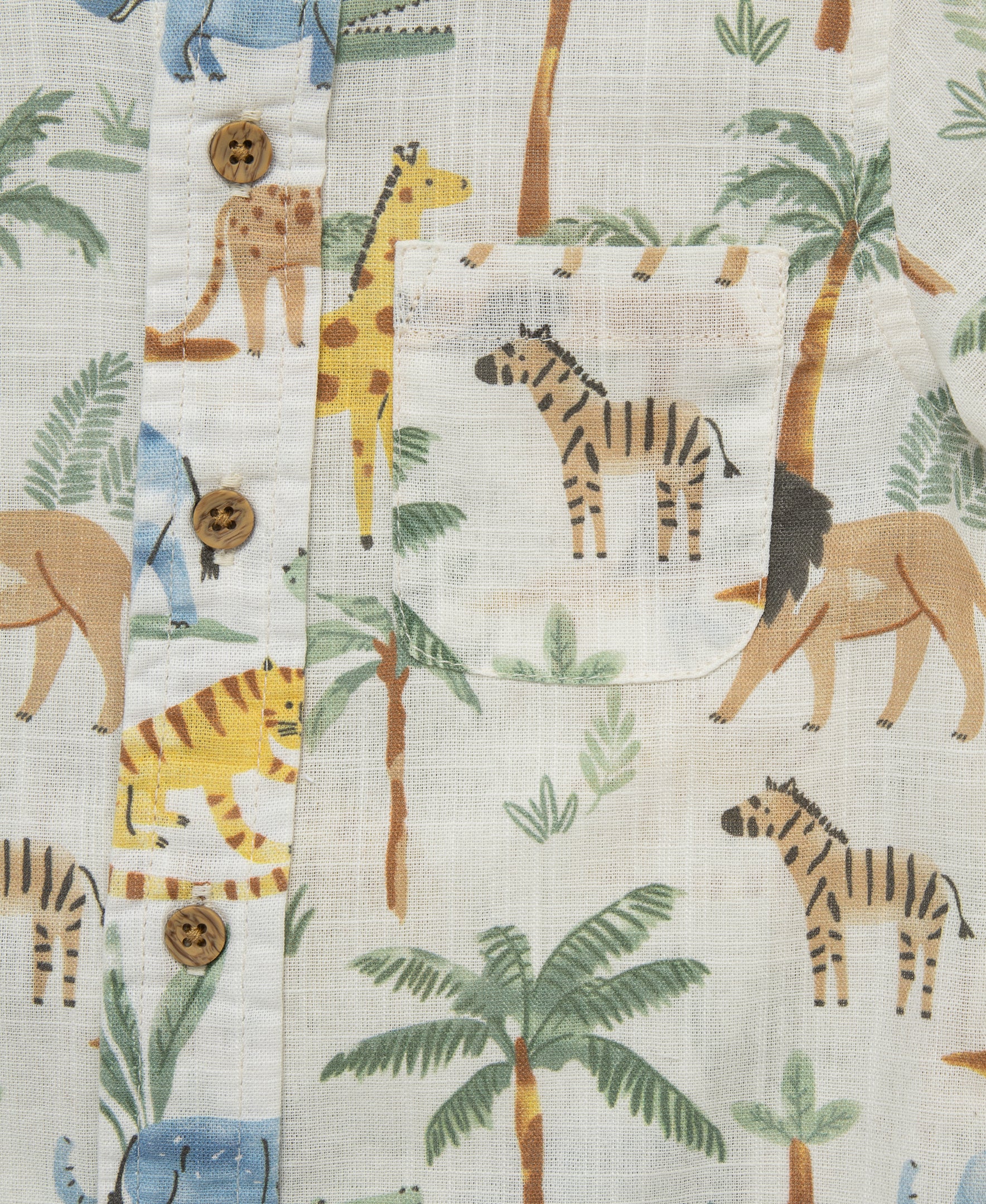 Safari Woven Short Set (12M-24M) - Little Me