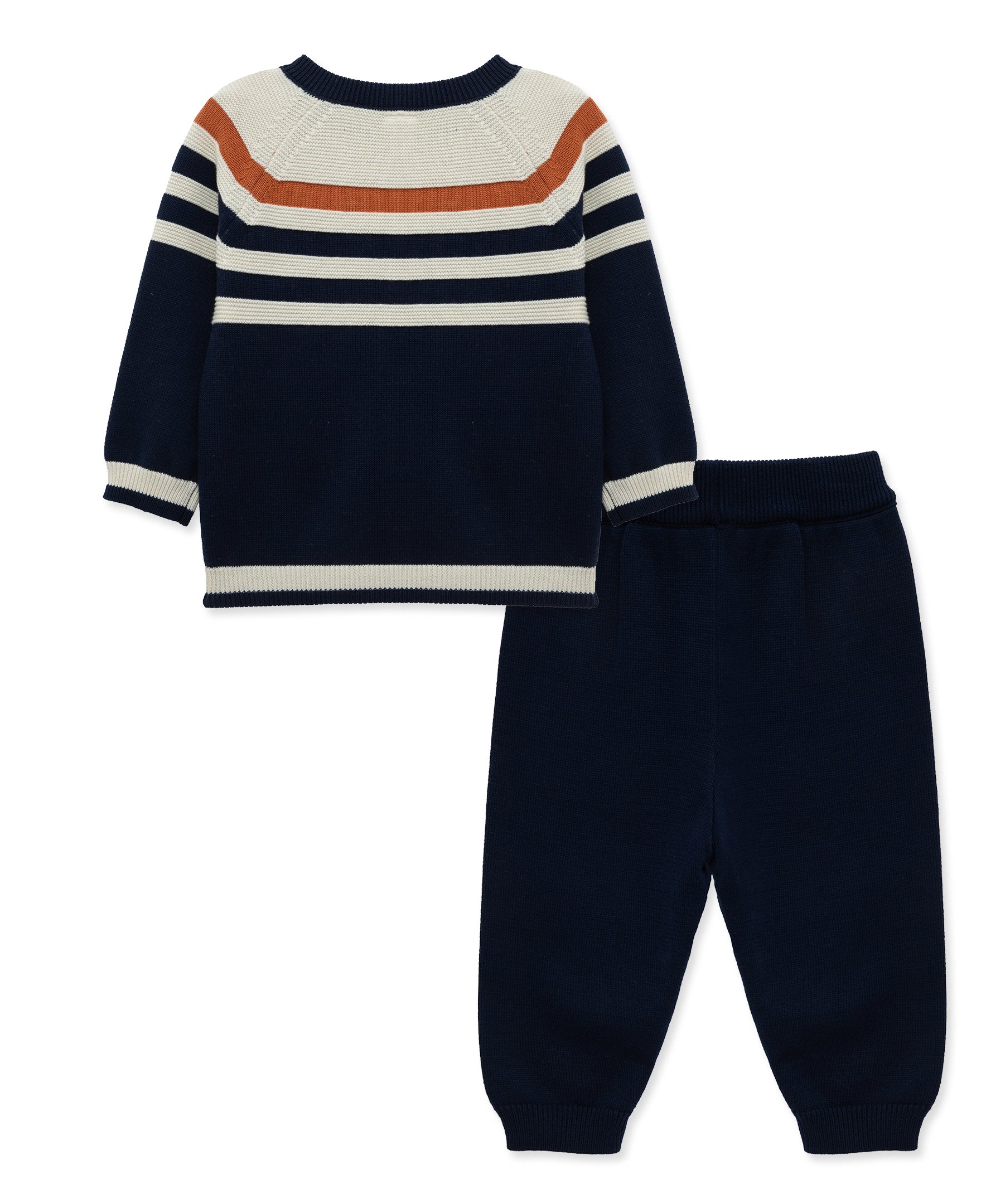 Blue Stripe Sweater Set (12M-24M)