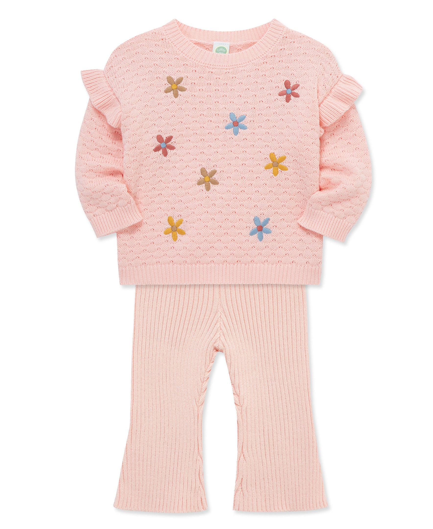 Pink Toddler Sweater Set (2T-4T)
