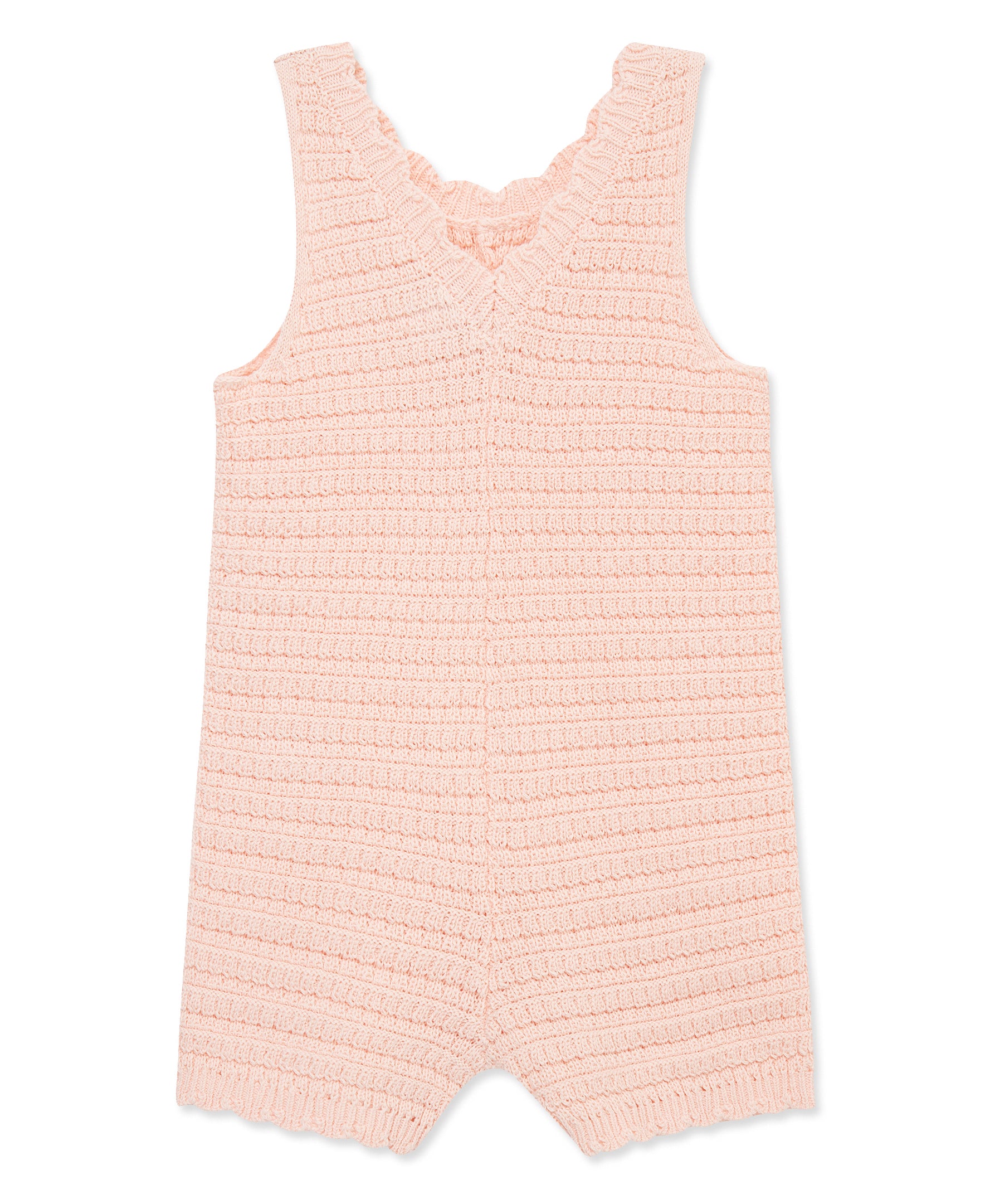 Flower Pointelle Knit Romper (12M-24M) - Little Me
