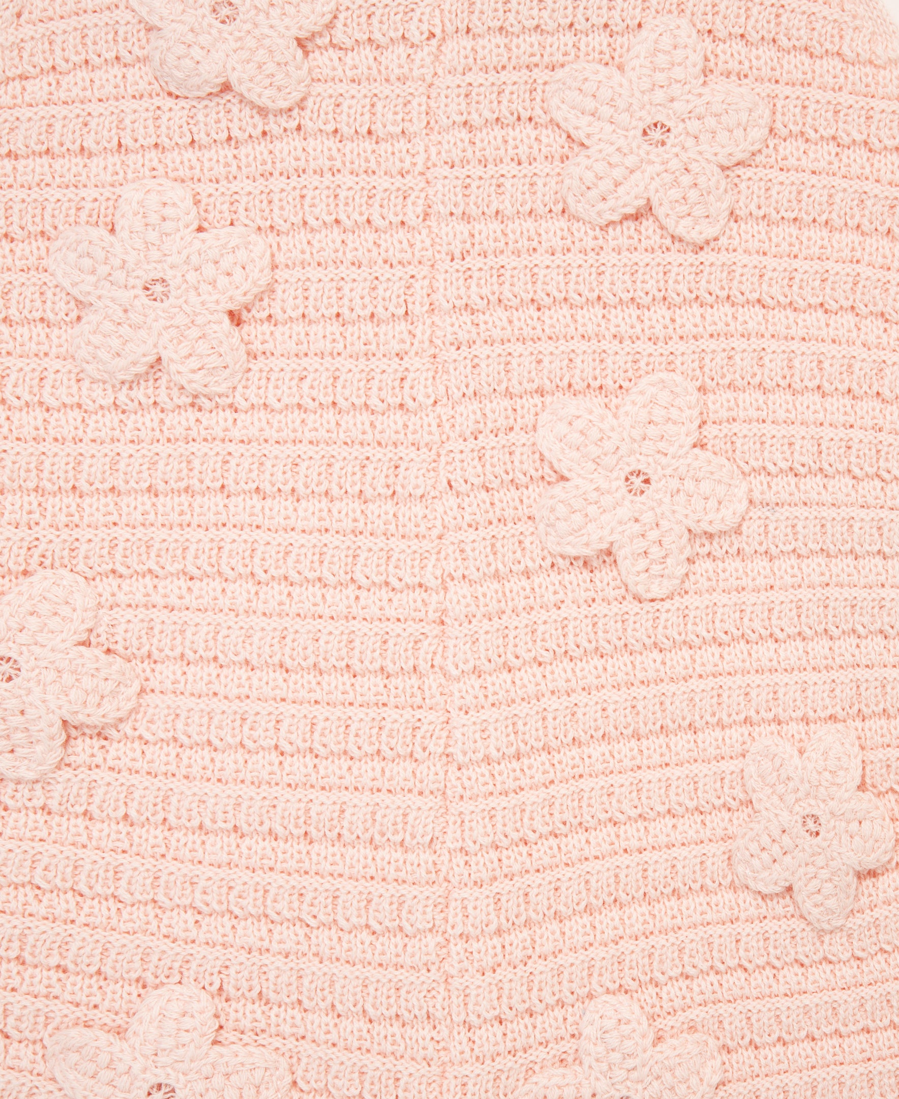 Flower Pointelle Knit Romper (12M-24M) - Little Me