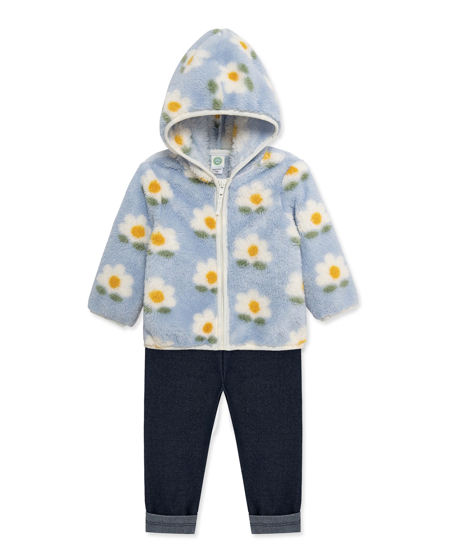 Floral 3-Piece Sherpa Set (12M-24M) - Little Me
