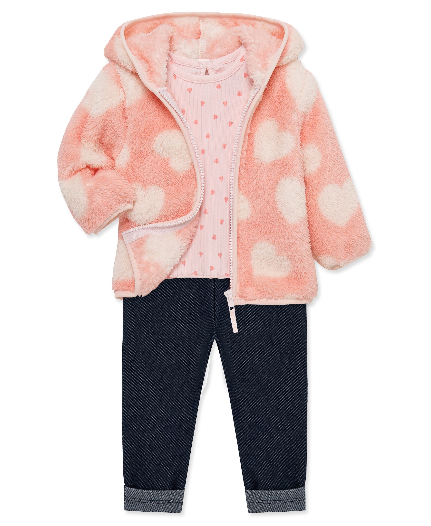 Heart 3-Piece Sherpa Set (12M-24M) - Little Me
