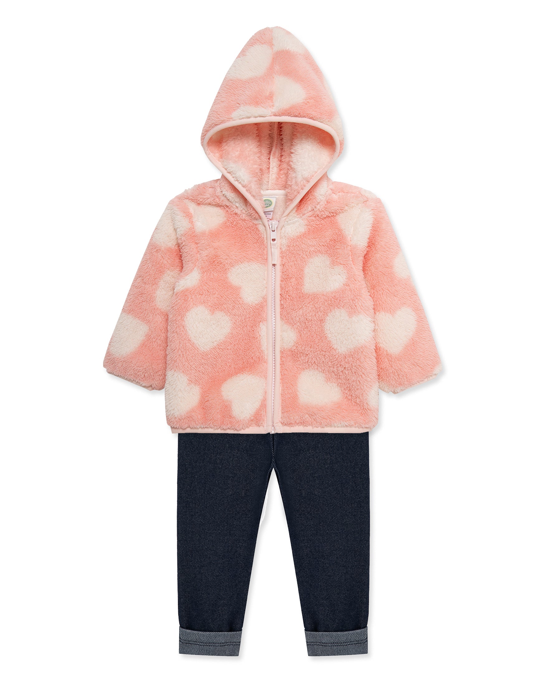 Heart 3-Piece Sherpa Set (12M-24M) - Little Me