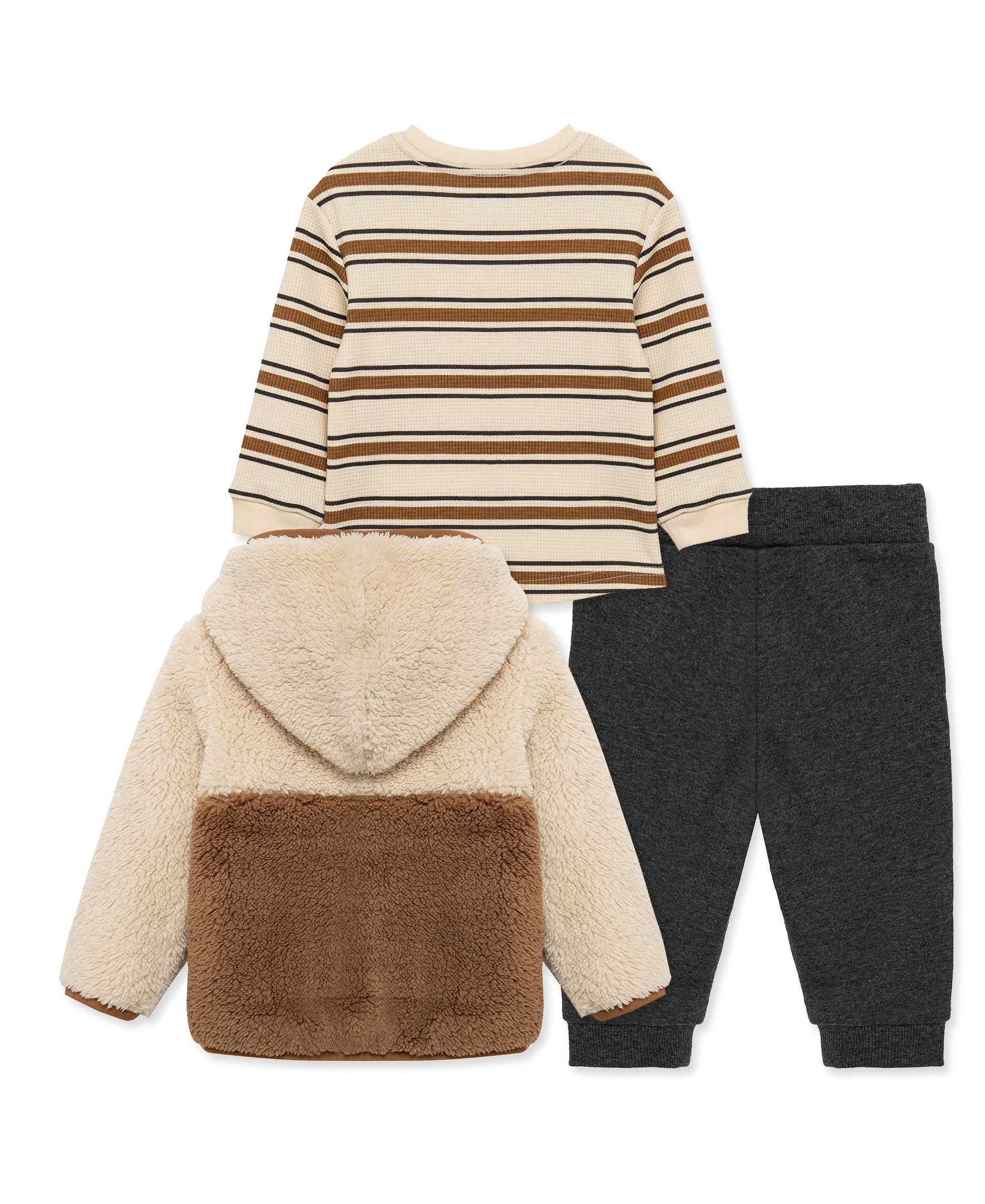 Bear 3-Piece Sherpa Set (2T-4T) - Little Me