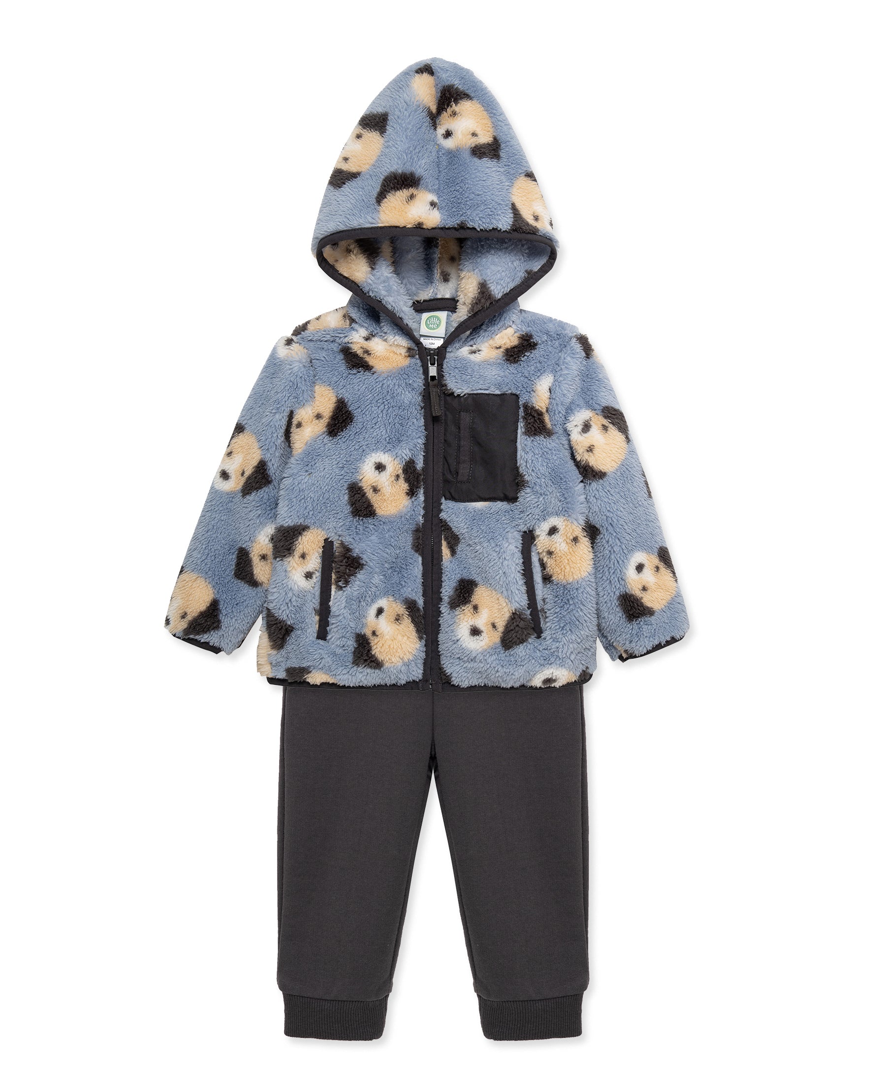 Puppy 3-Piece Sherpa Set (12M-24M) - Little Me