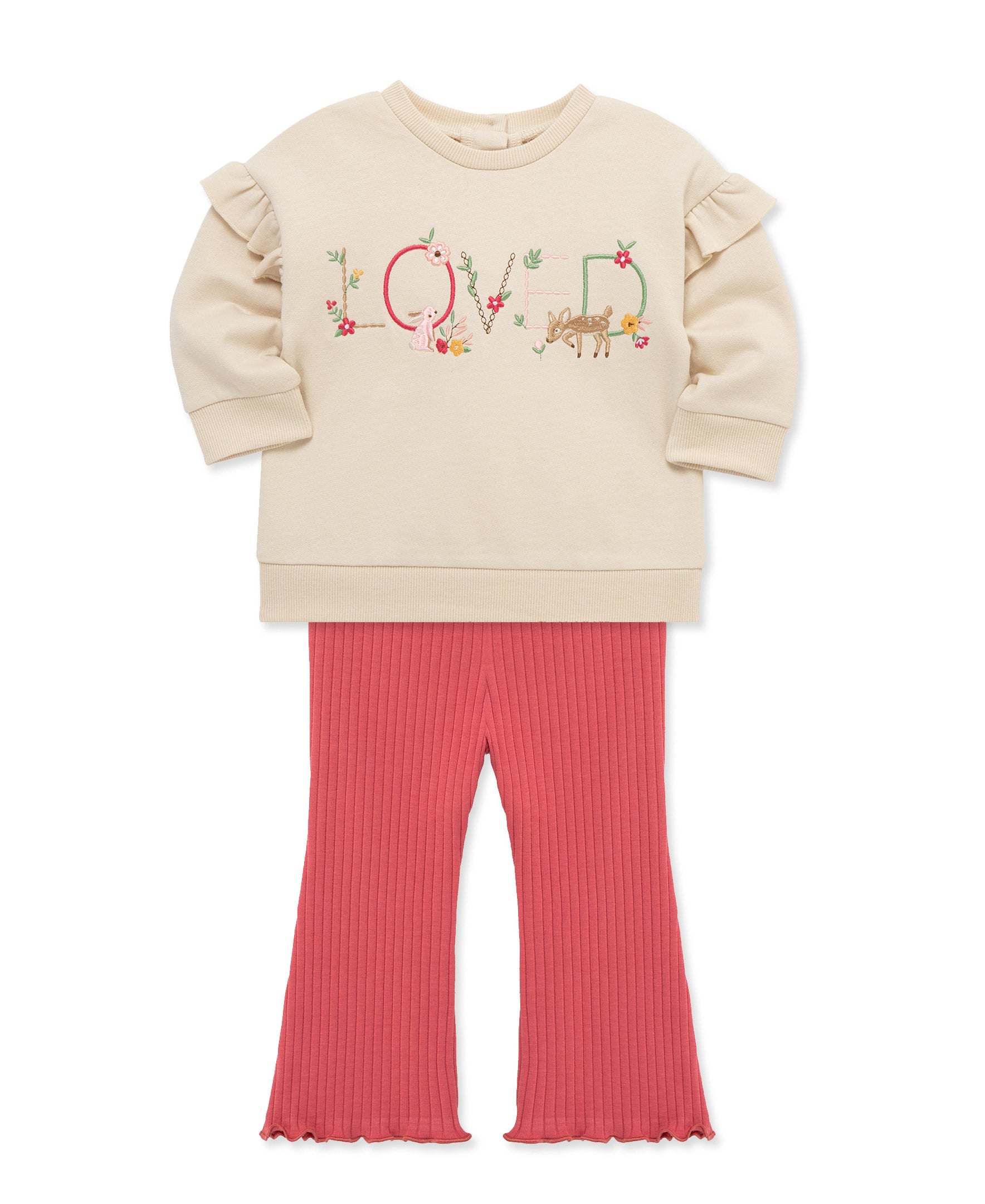 Loved 2-Piece Toddler Sweatshirt Set (2T-4T) - Little Me
